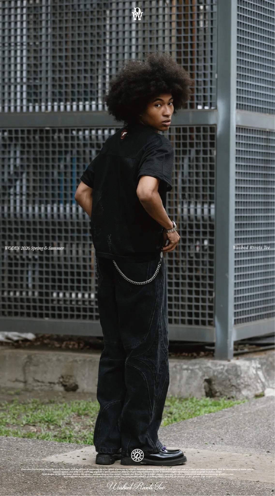 WODEN 2026 Spring & Summer 036 Secant Patch Jeans