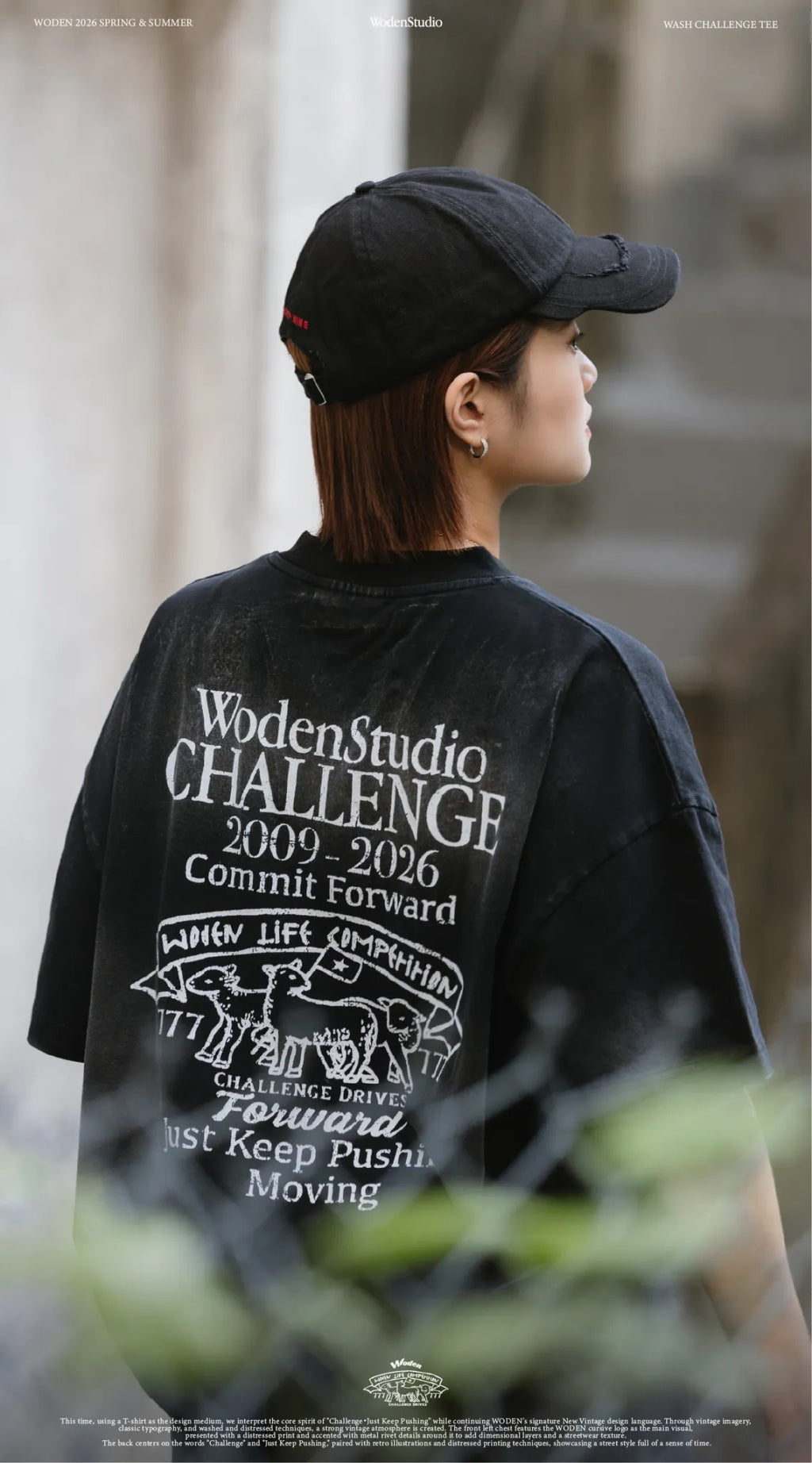 WODEN 2026 Spring & Summer 040 Wash Challenge Tee