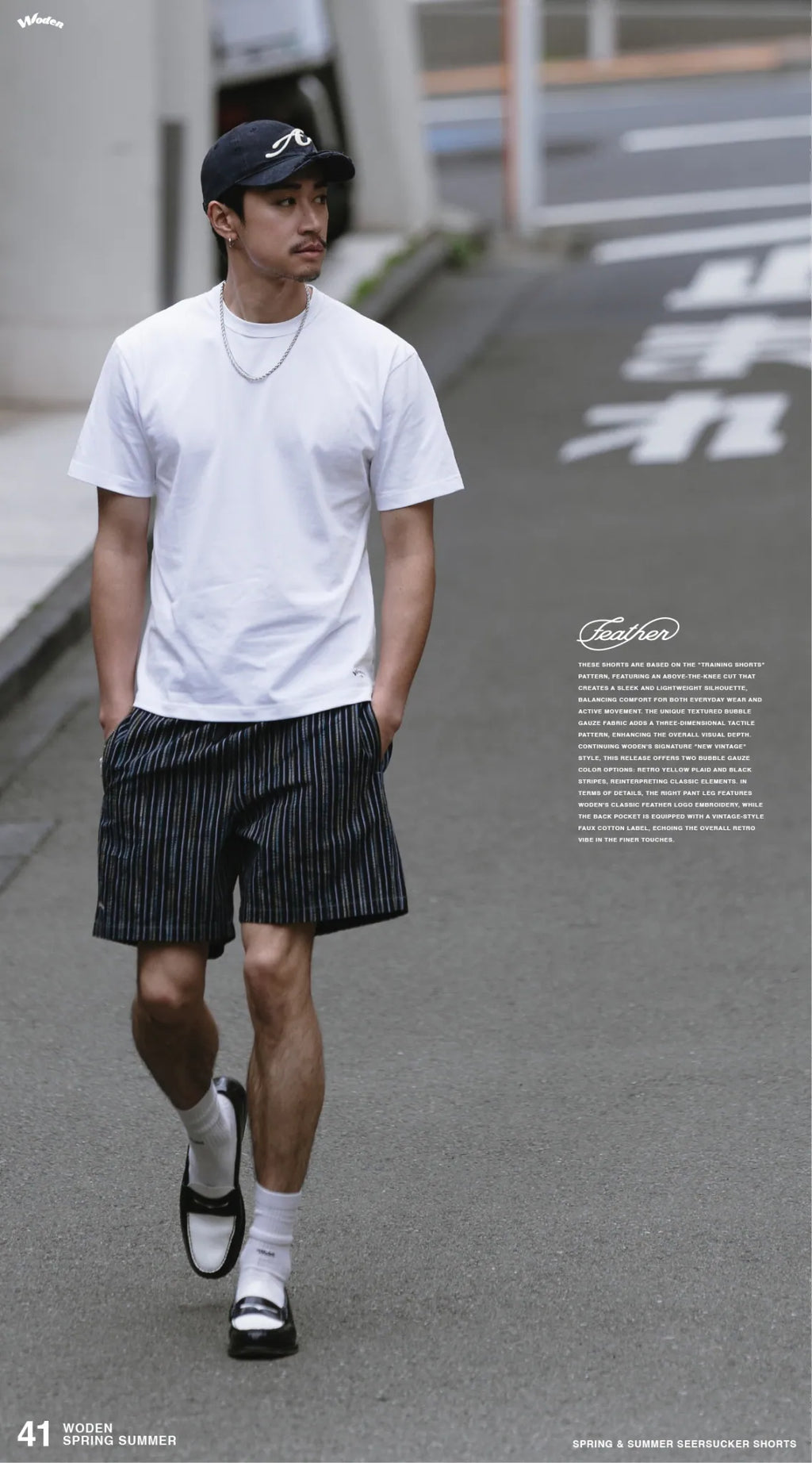 WODEN 2026 Spring & Summer 041 Seersucker Shorts
