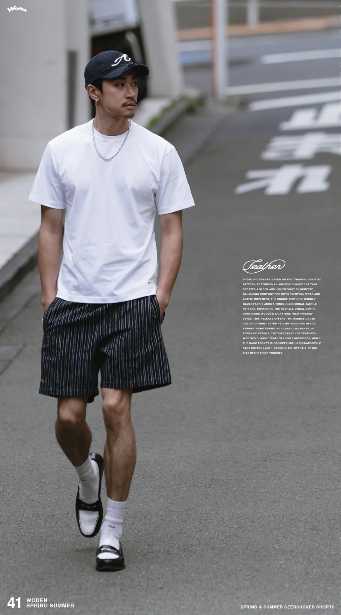 WODEN 2026 Spring & Summer 041 Seersucker Shorts