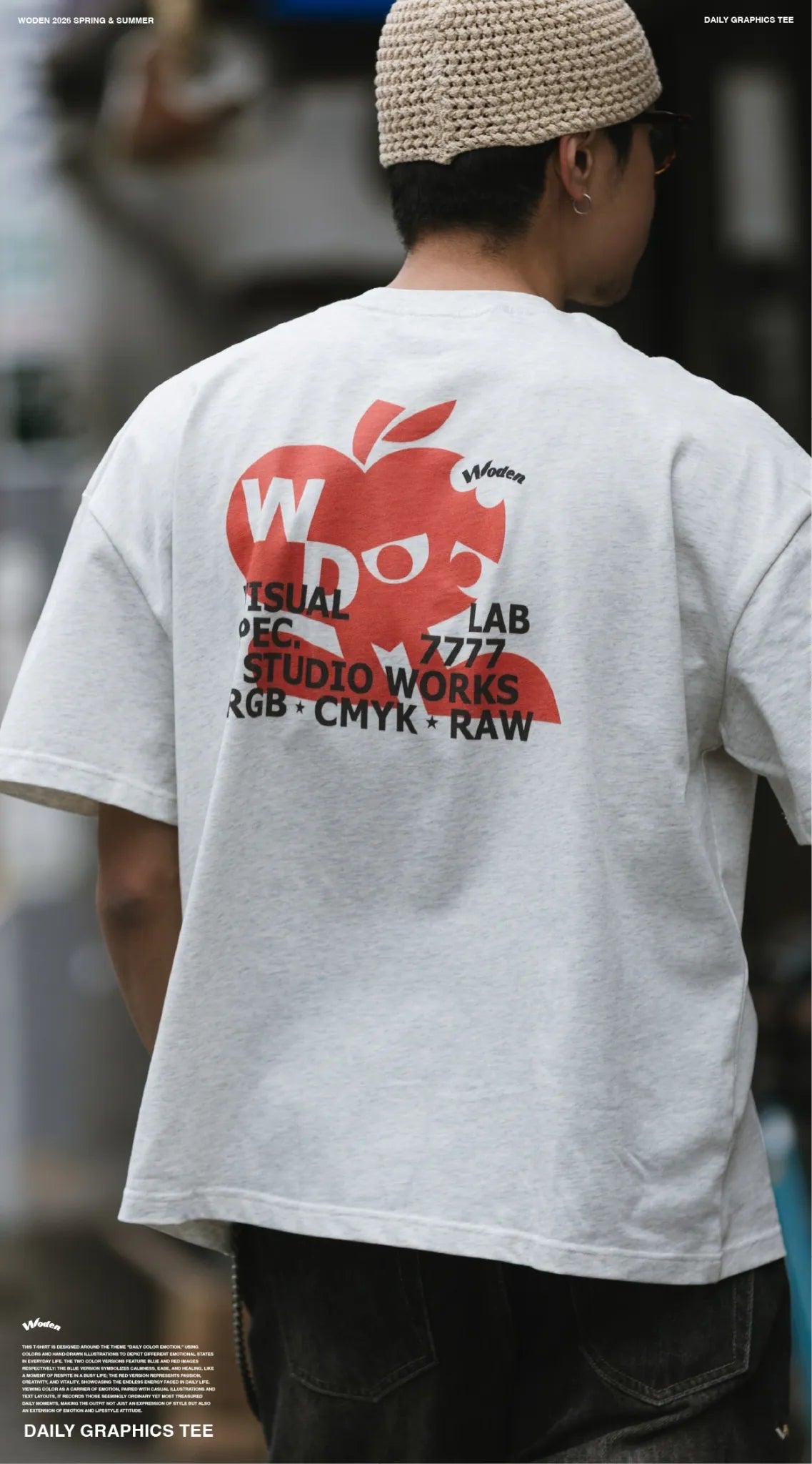 WODEN 2026 Spring & Summer 045  Daily Graphics Tee
