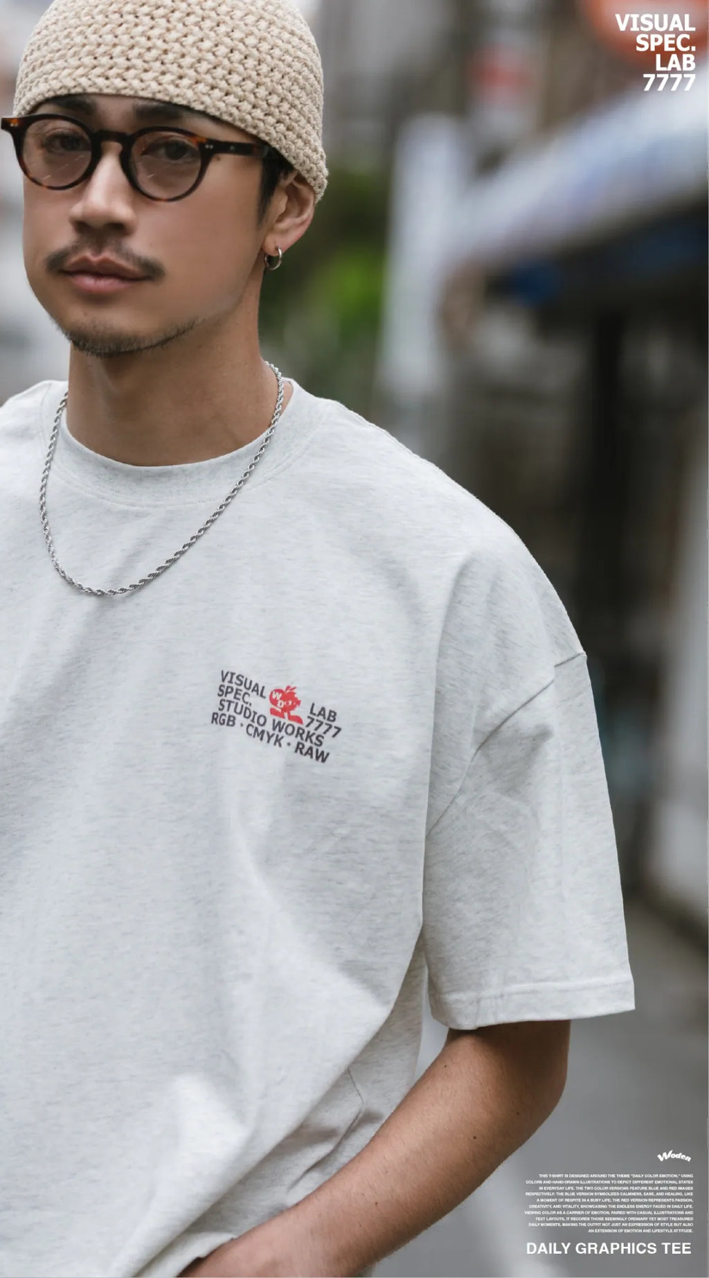 WODEN 2026 Spring & Summer 045  Daily Graphics Tee