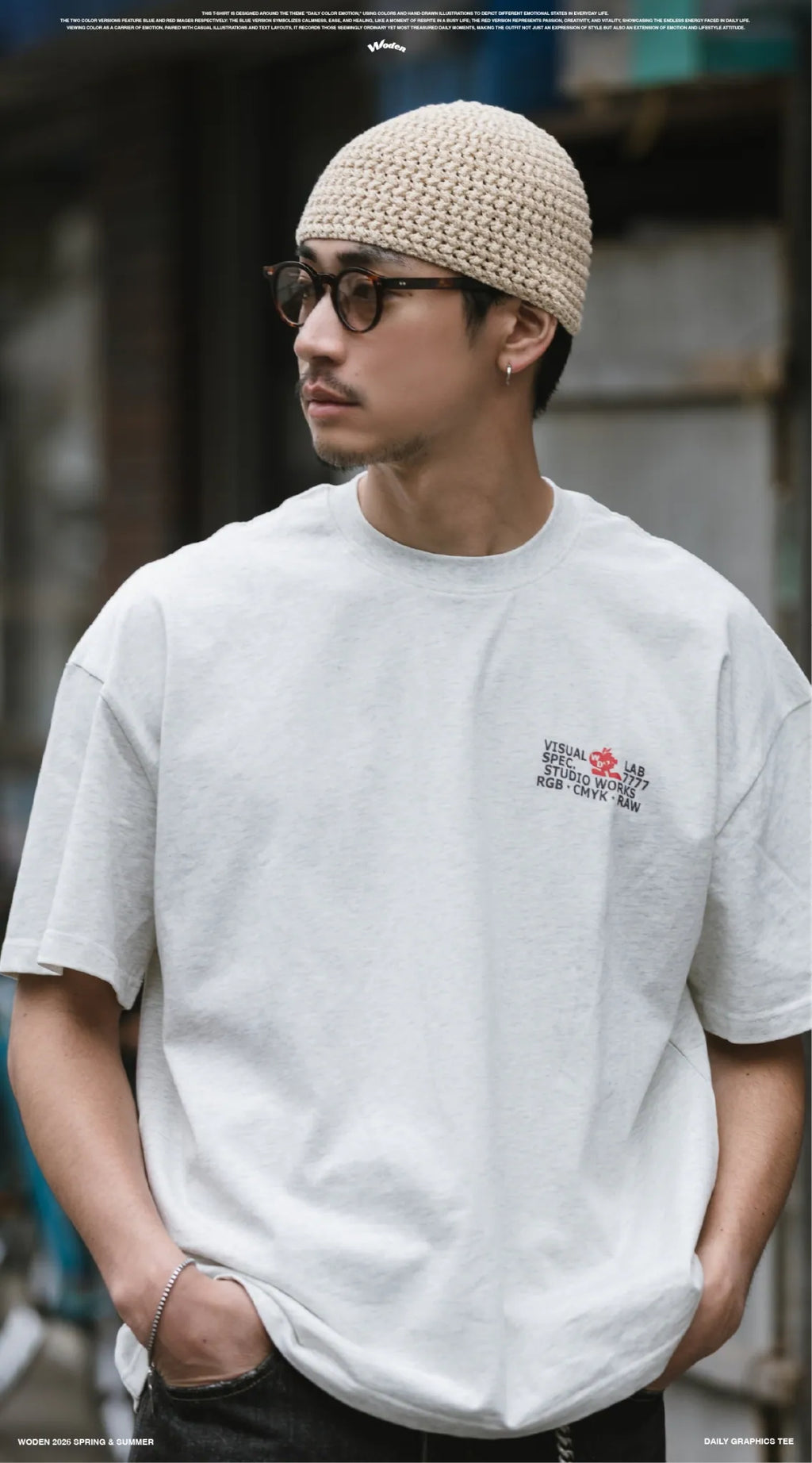 WODEN 2026 Spring & Summer 045  Daily Graphics Tee
