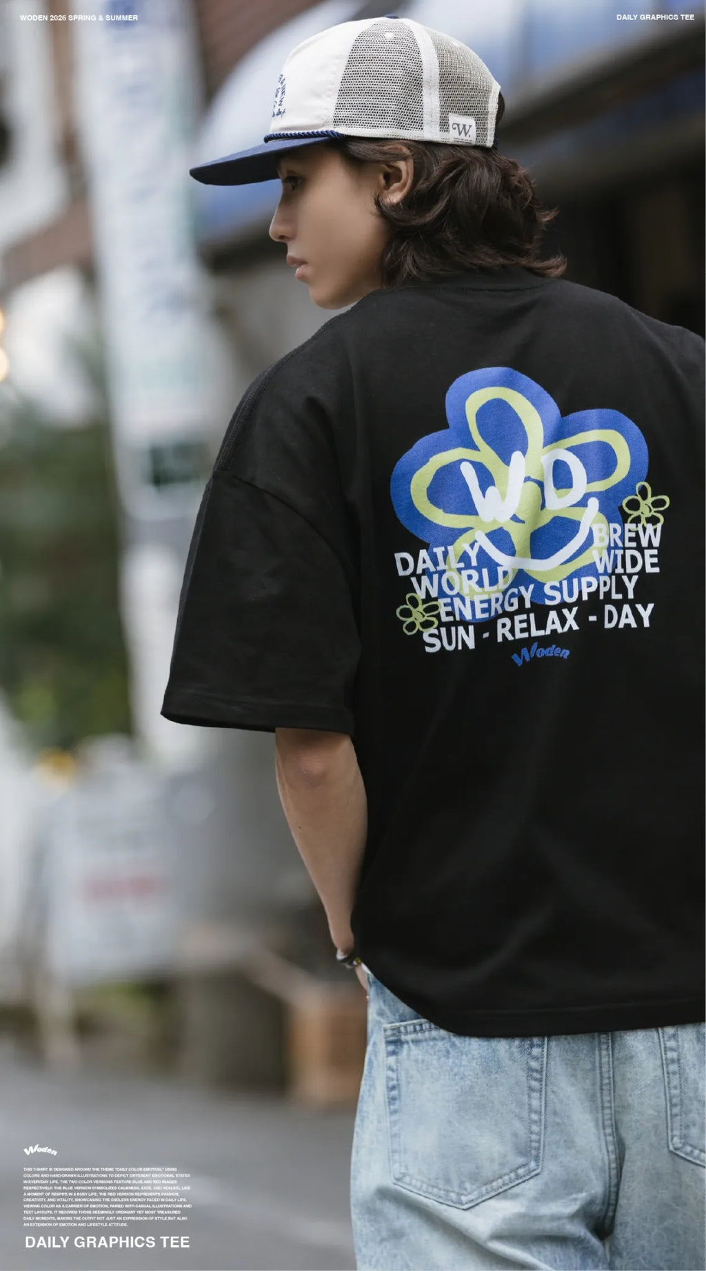 WODEN 2026 Spring & Summer 045  Daily Graphics Tee