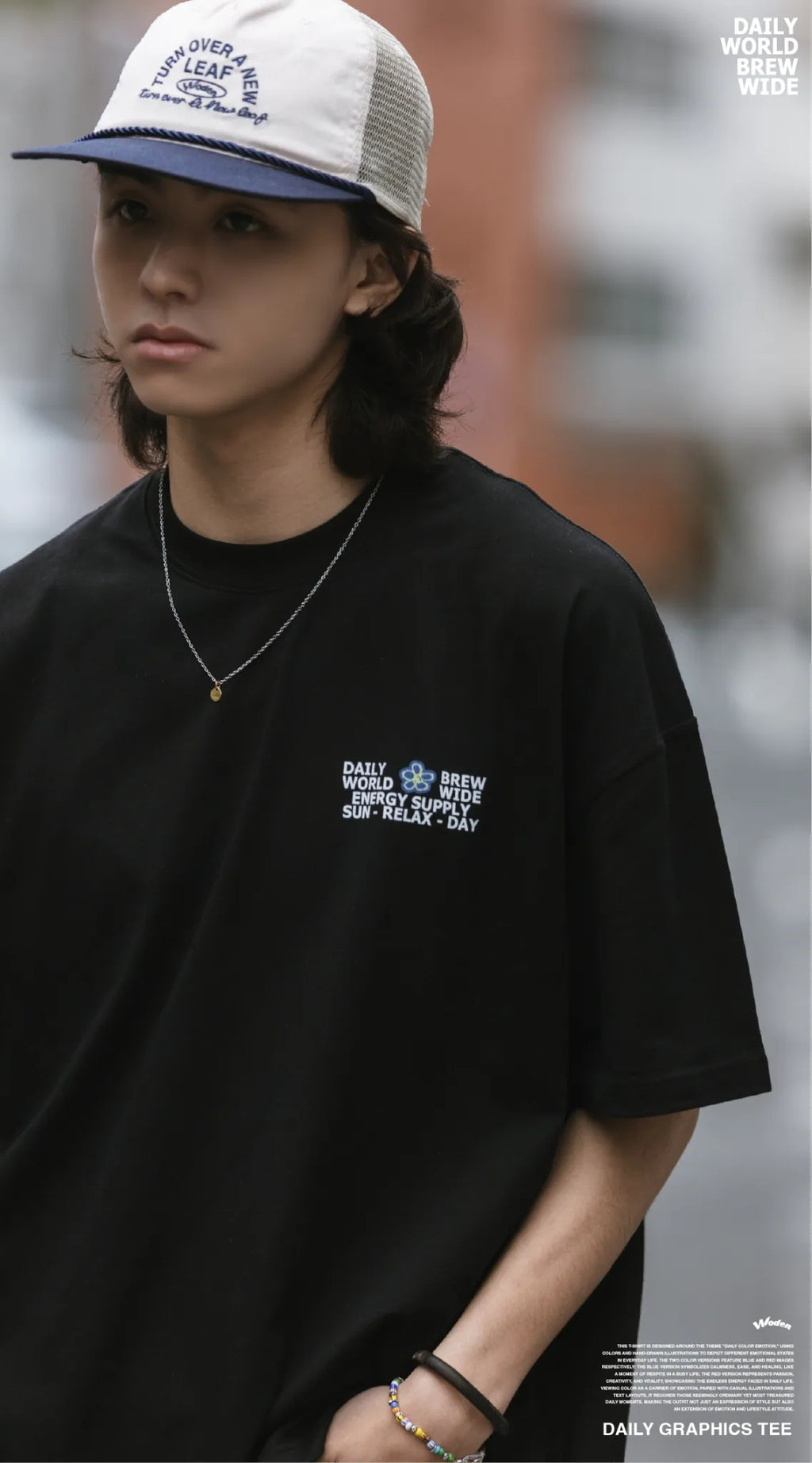 WODEN 2026 Spring & Summer 045  Daily Graphics Tee