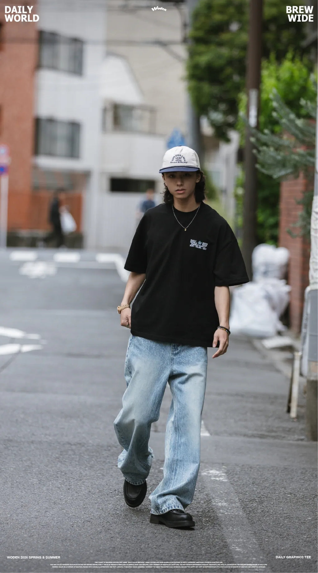 WODEN 2026 Spring & Summer 045  Daily Graphics Tee