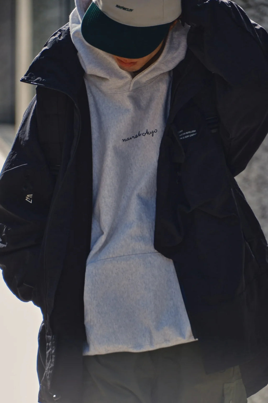 NAVIETOKYO Classic 1st Logo Hood