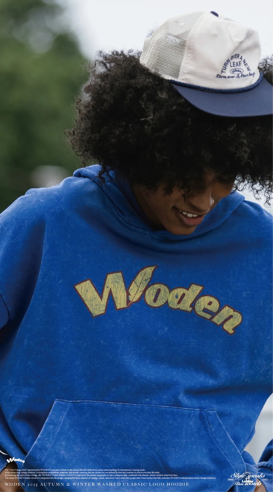 WD 25AW 014 Washed Classic LOGO Hoodie