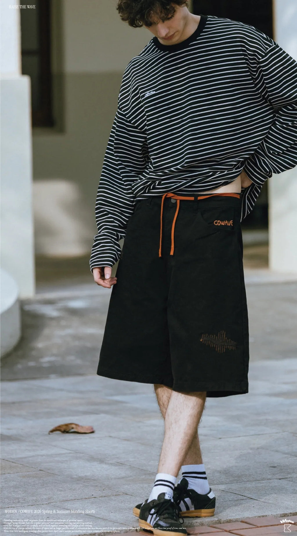 WODEN / COWAVE 2026 Spring & Summer 004 Mending Shorts