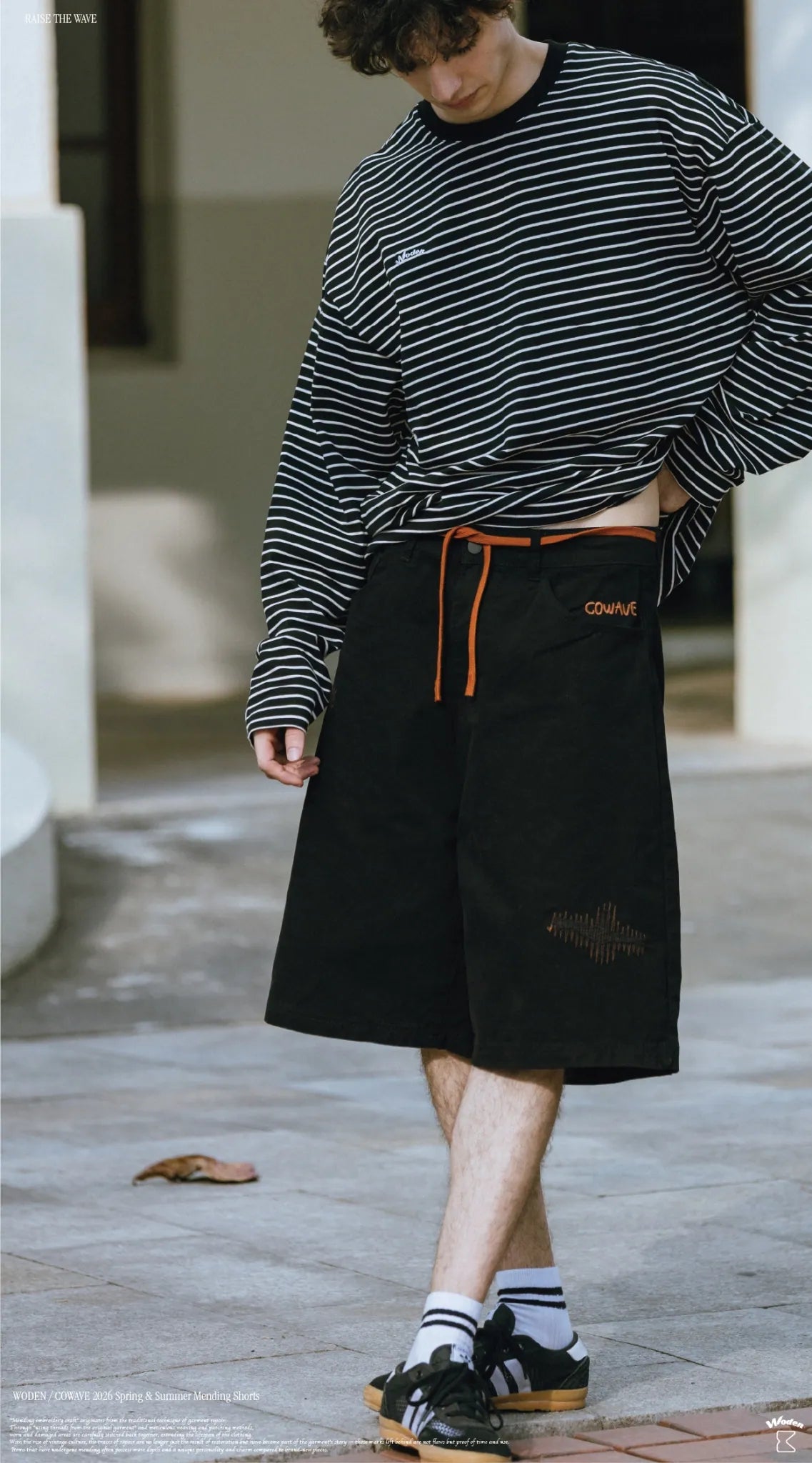 WODEN / COWAVE 2026 Spring & Summer 004 Mending Shorts