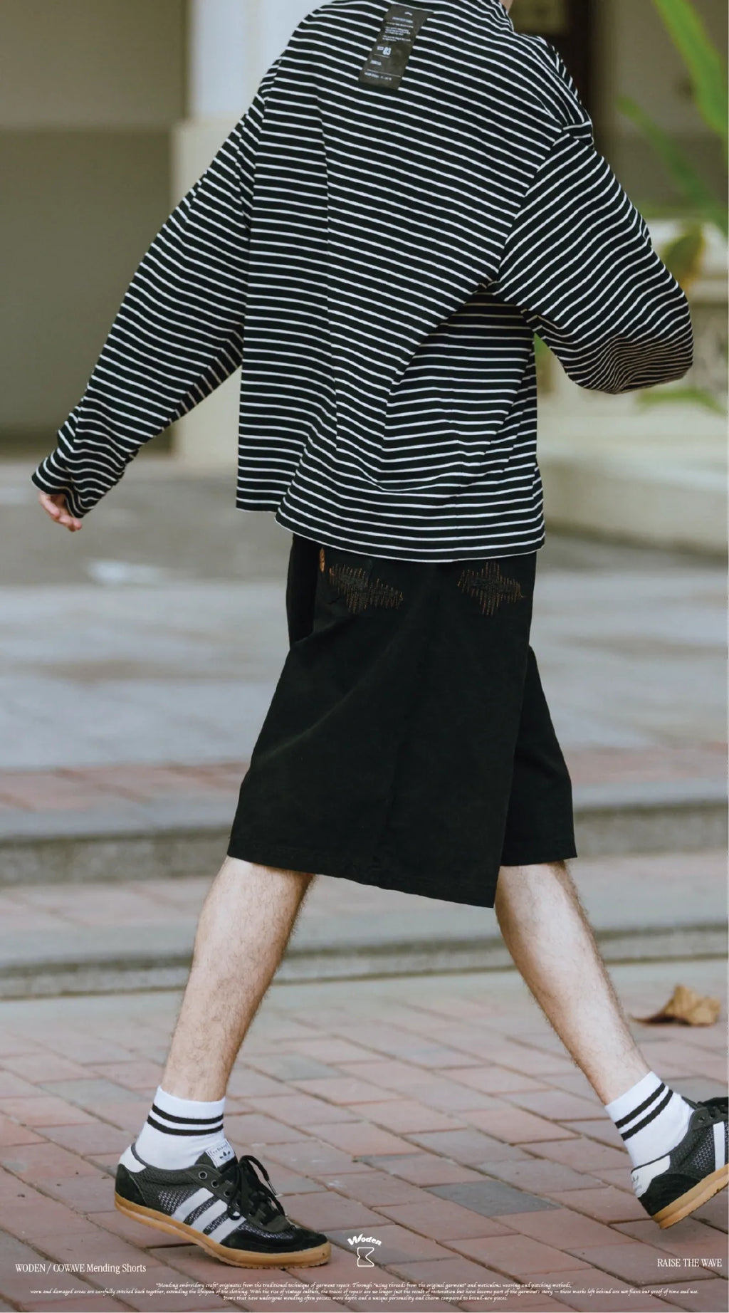 WODEN / COWAVE 2026 Spring & Summer 004 Mending Shorts