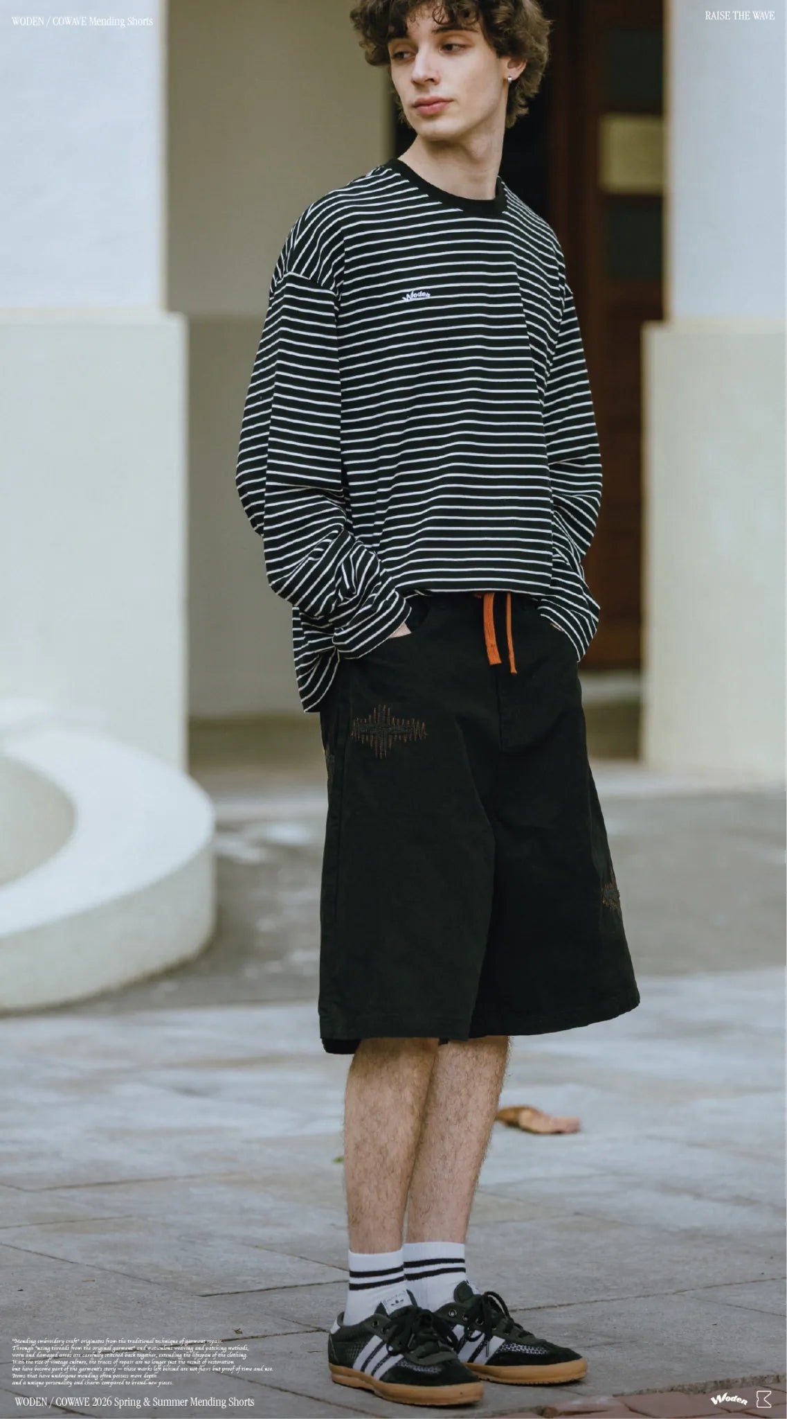 WODEN / COWAVE 2026 Spring & Summer 004 Mending Shorts