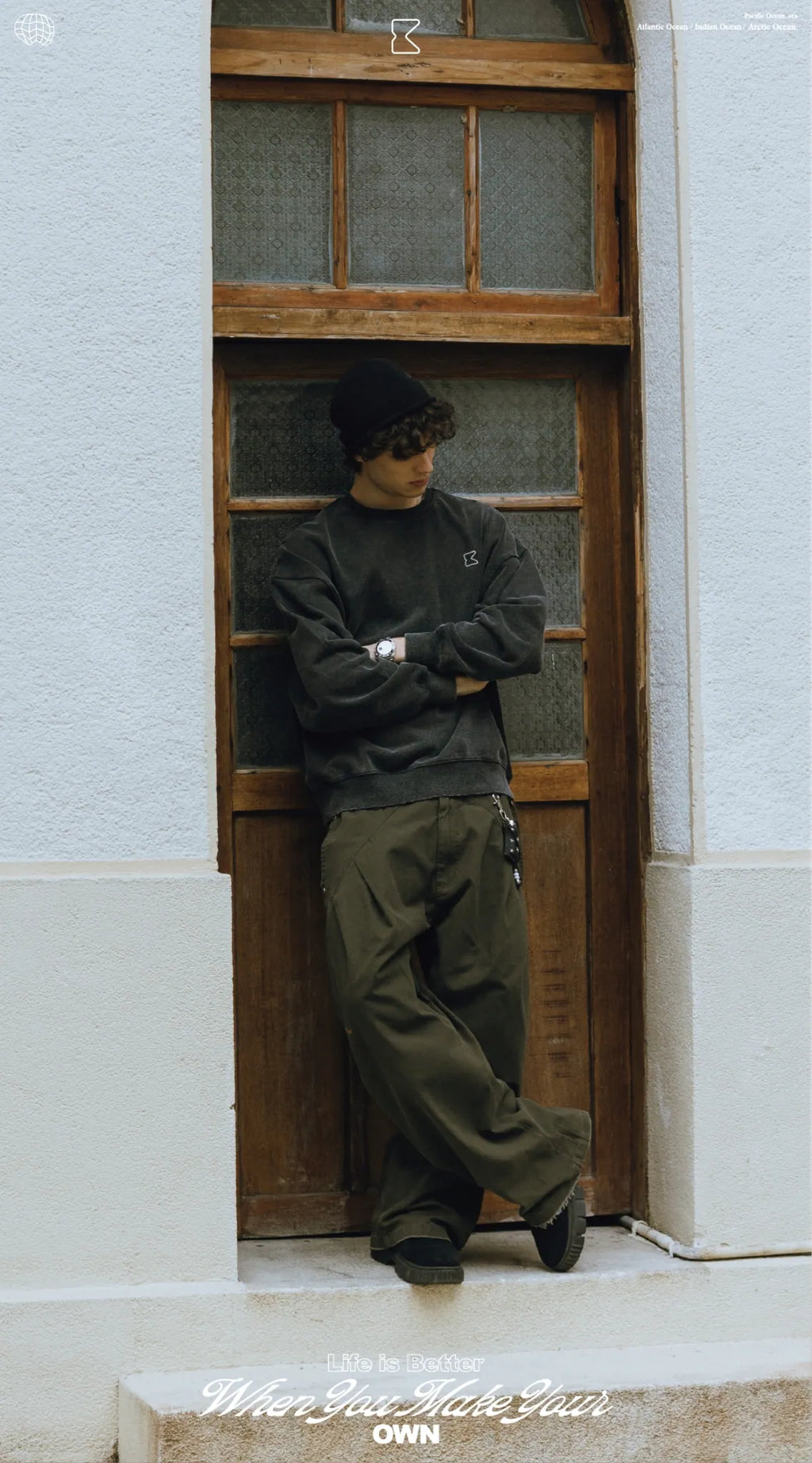 COWAVE 2025 Fall & Winter Secant Curved Pants