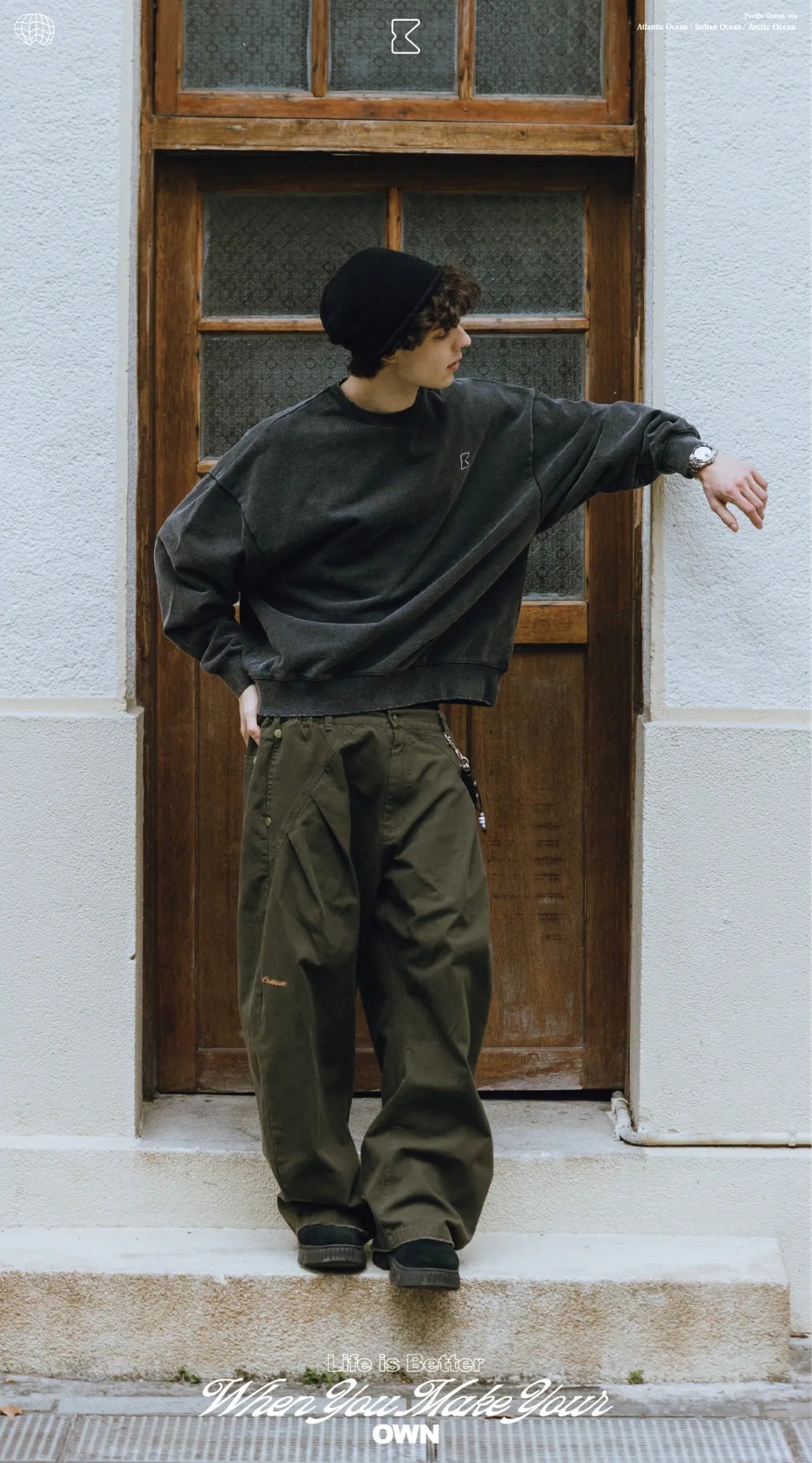 COWAVE 2025 Fall & Winter Secant Curved Pants