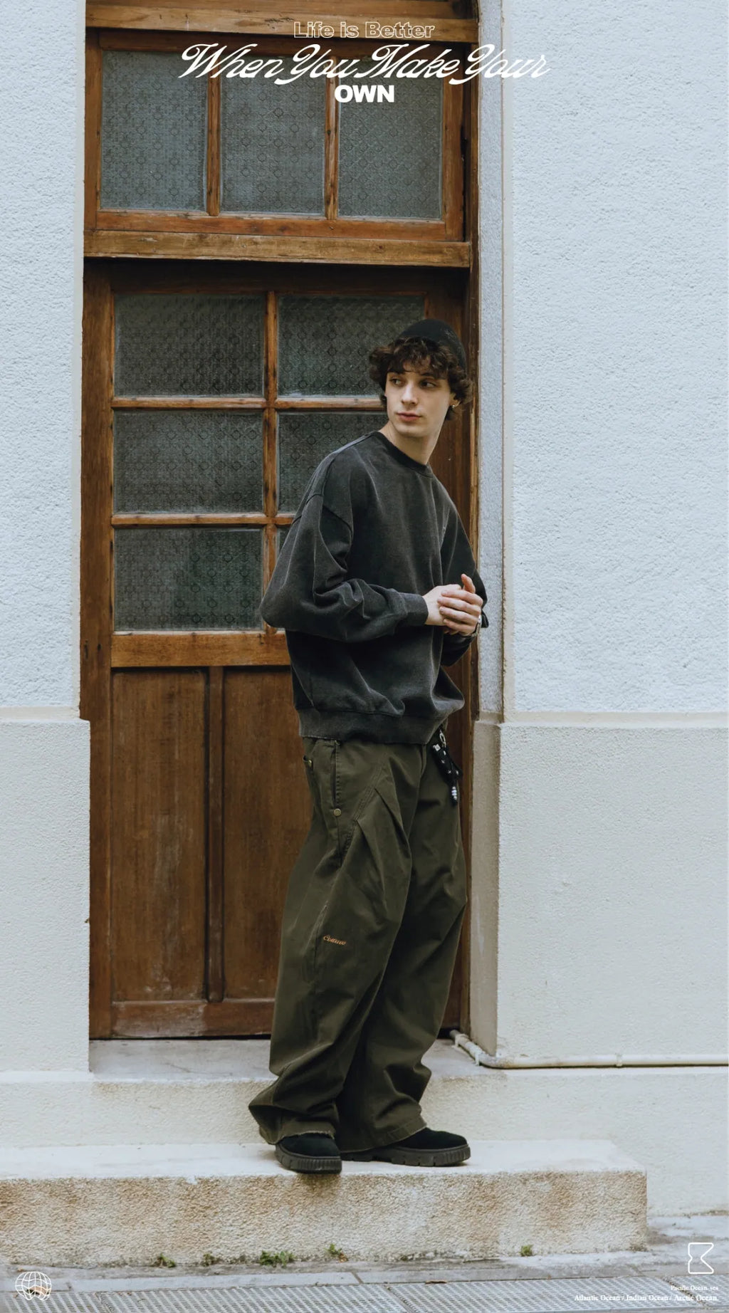 COWAVE 2025 Fall & Winter Secant Curved Pants