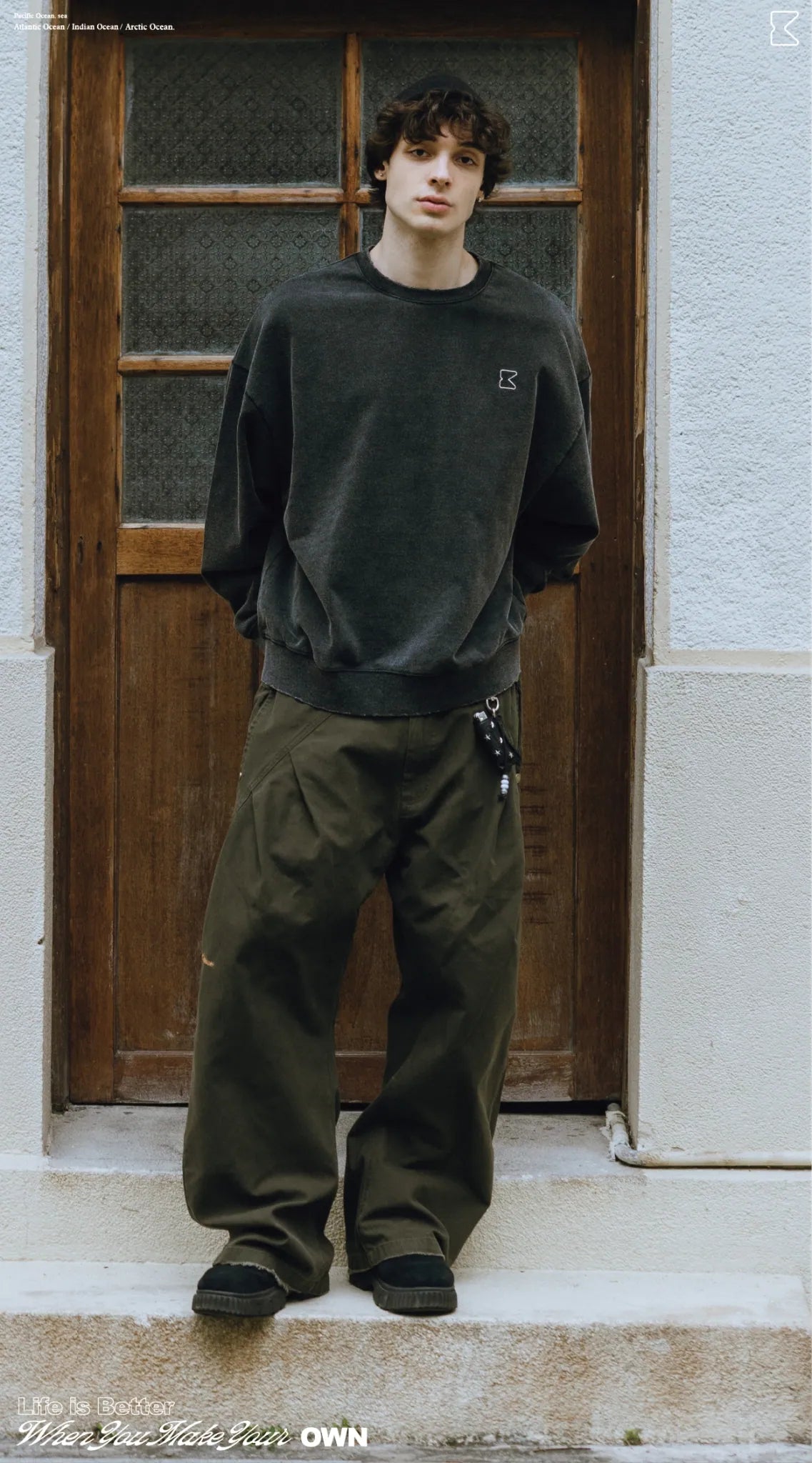 COWAVE 2025 Fall & Winter Secant Curved Pants