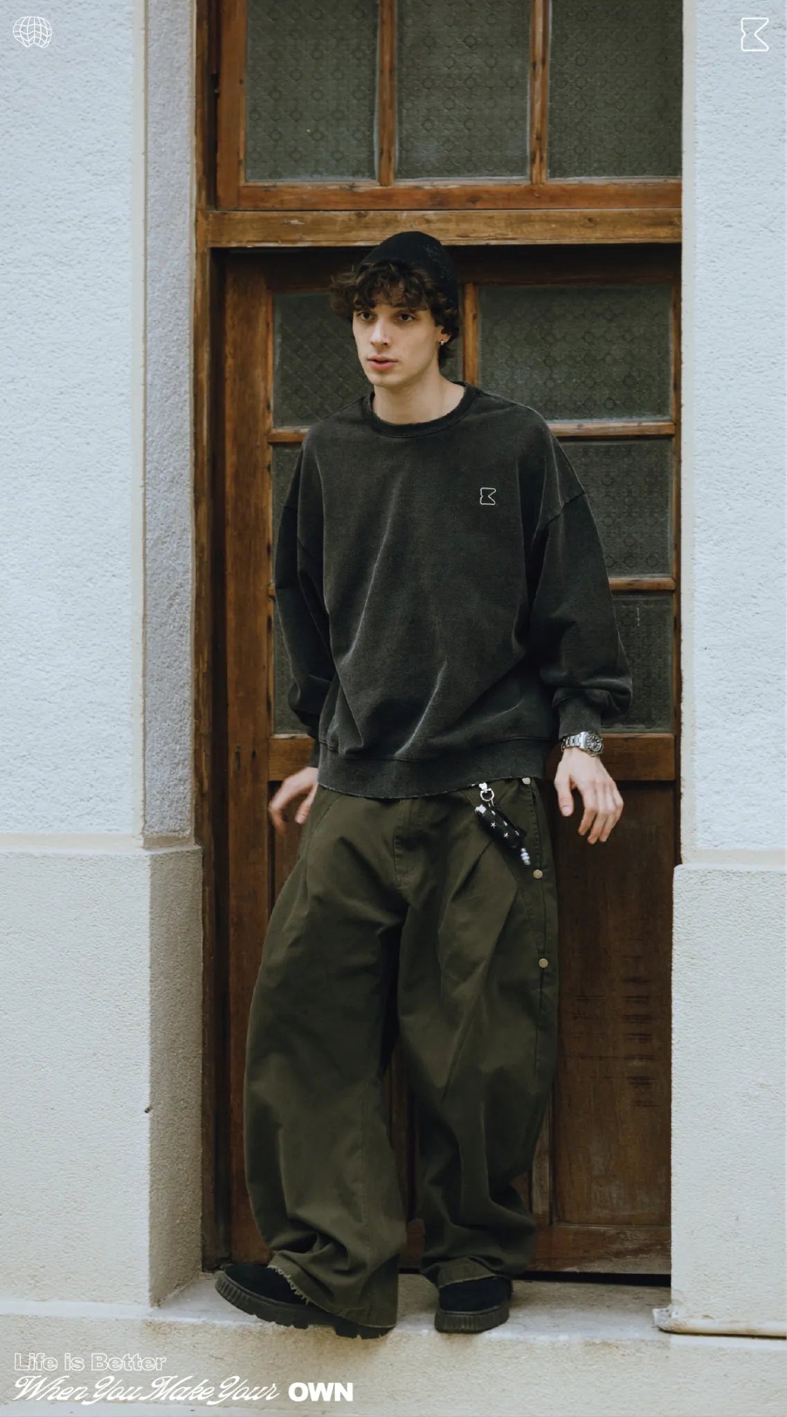 COWAVE 2025 Fall & Winter Secant Curved Pants