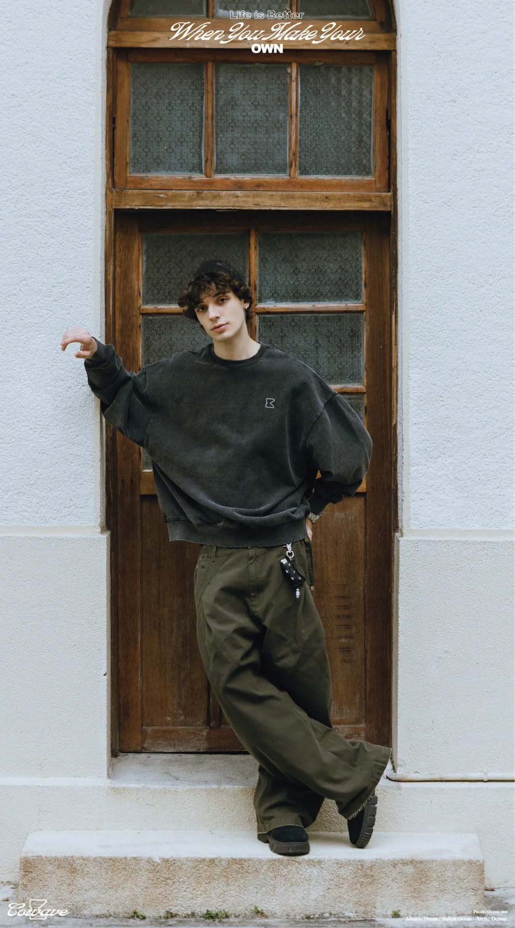 COWAVE 2025 Fall & Winter Secant Curved Pants