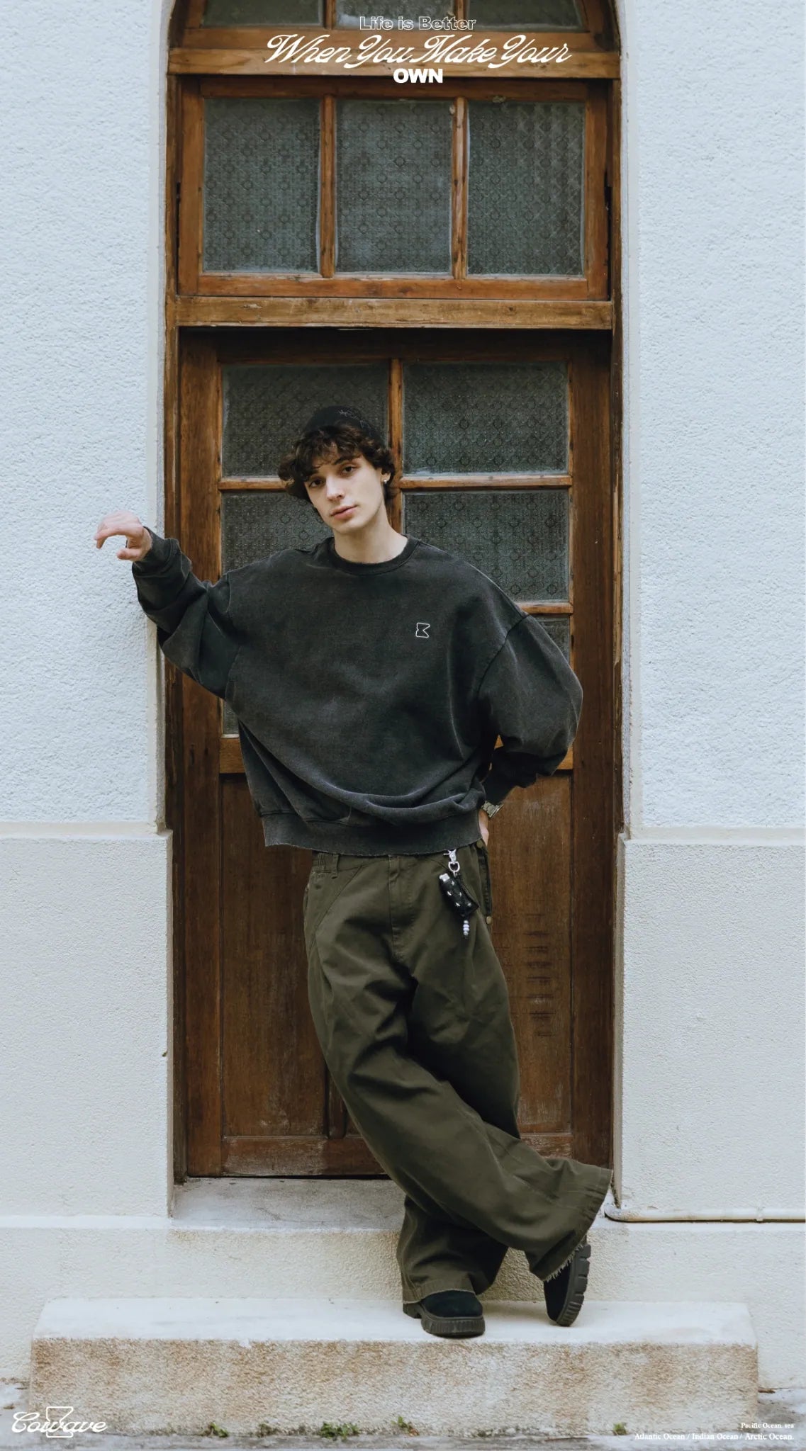 COWAVE 2025 Fall & Winter Secant Curved Pants