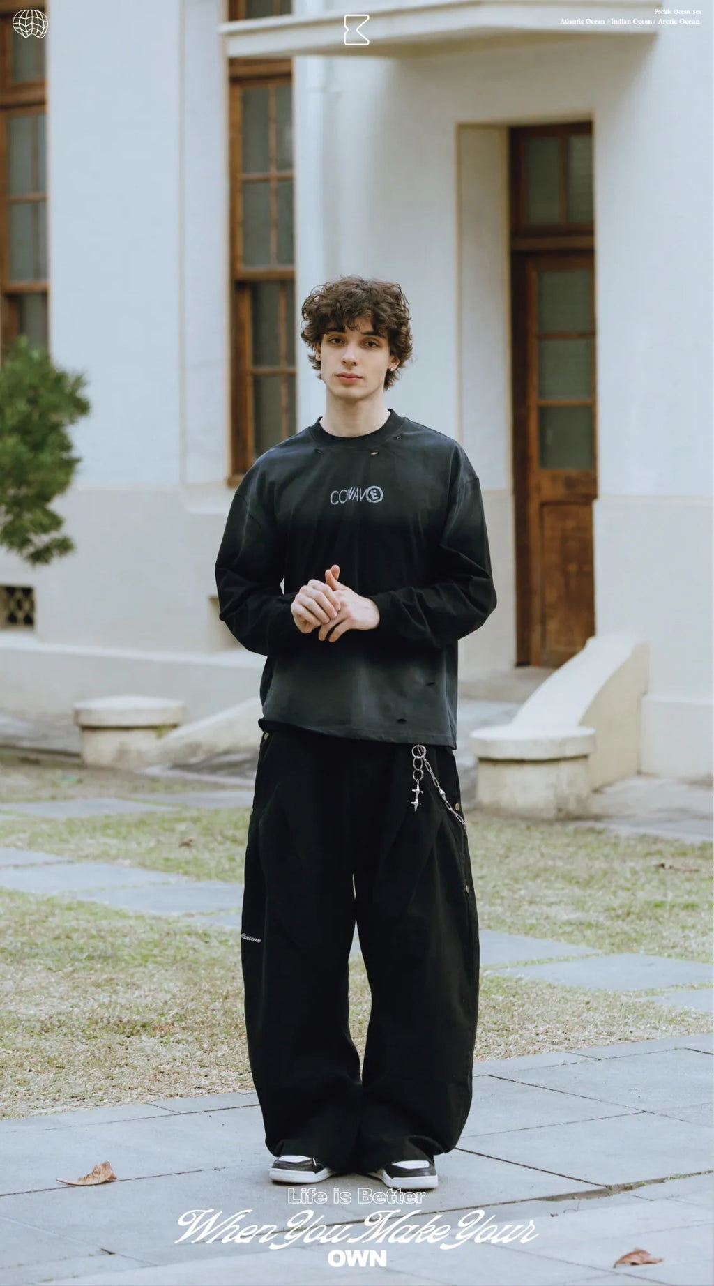 COWAVE 2025 Fall & Winter Secant Curved Pants