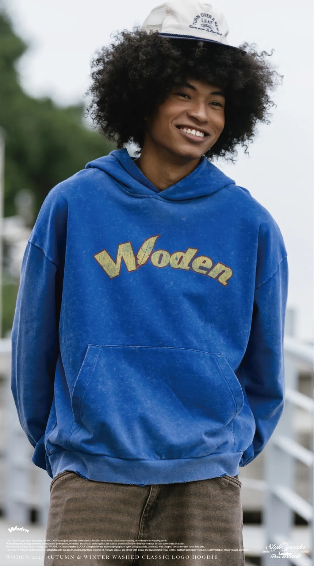 WD 25AW 014 Washed Classic LOGO Hoodie