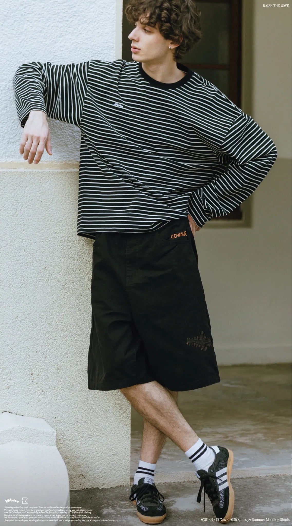 WODEN / COWAVE 2026 Spring & Summer 004 Mending Shorts