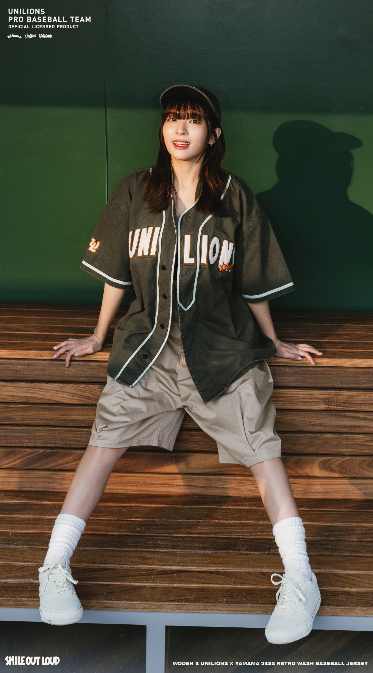 WODEN 2026 Spring & Summer 015 Unilions x Yamama Wash Baseball Jersey