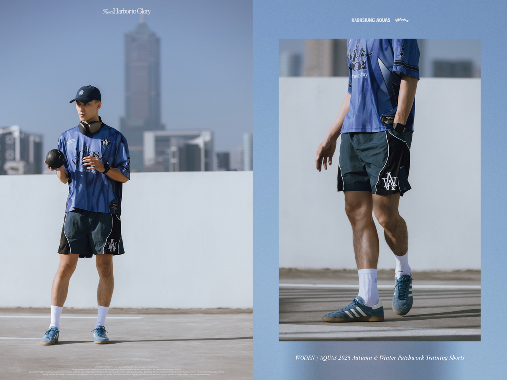 WODEN / AQUAS 2025 Autumn & Winter Patchwork Training Shorts