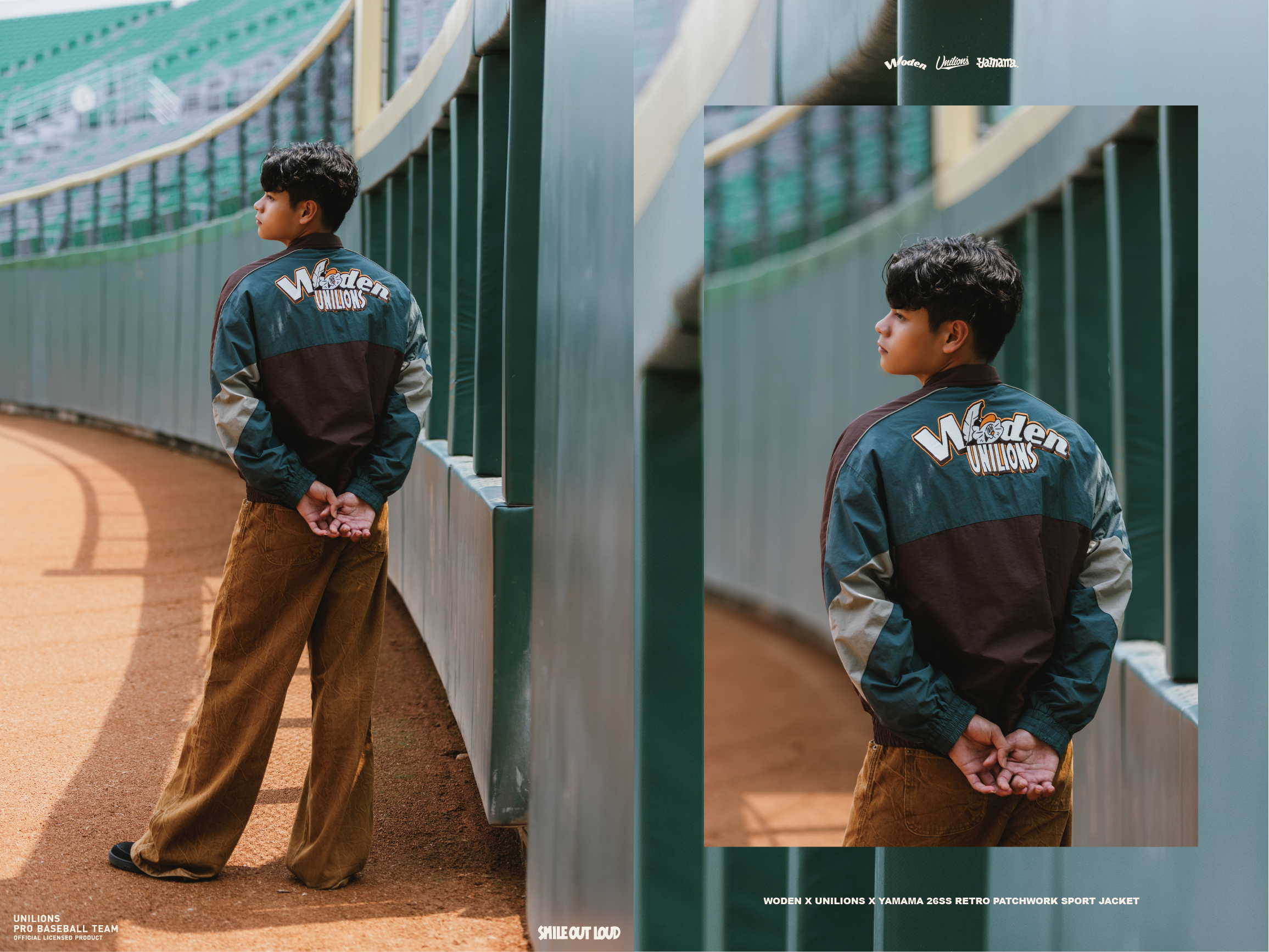 WODEN 2026 Spring & Summer 016 Unilions x Yamama Patchwork Sport Jacket