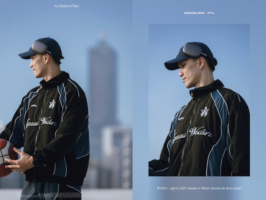 WODEN / AQUAS 2025 Autumn & Winter Patchwork Sport Jacket