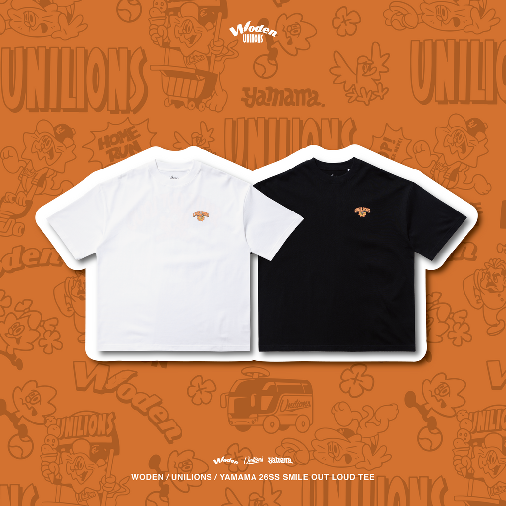WODEN 2026 Spring & Summer 011  Unilions x Yamama Smile Out Loud Tee