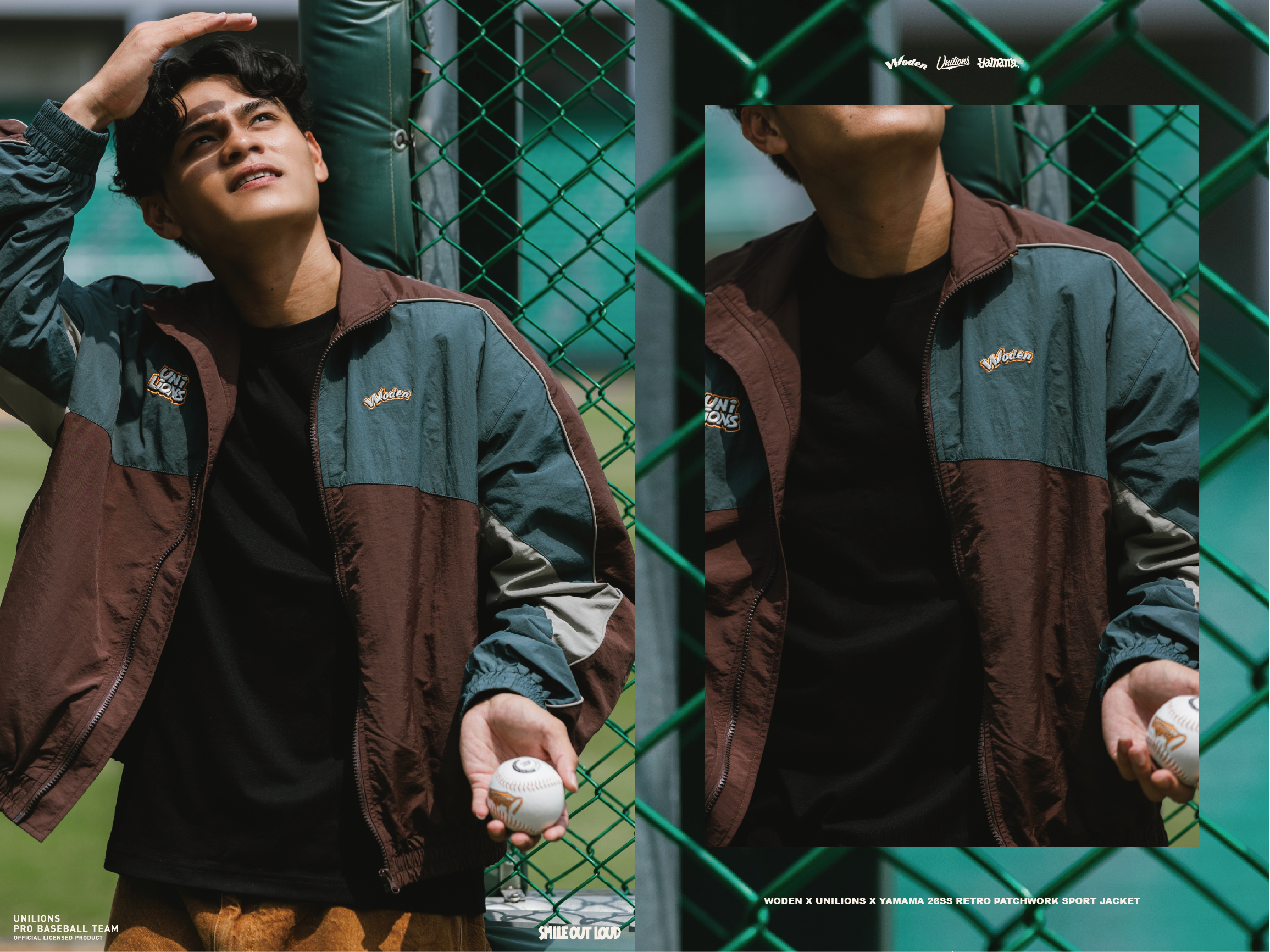 WODEN 2026 Spring & Summer 016 Unilions x Yamama Patchwork Sport Jacket