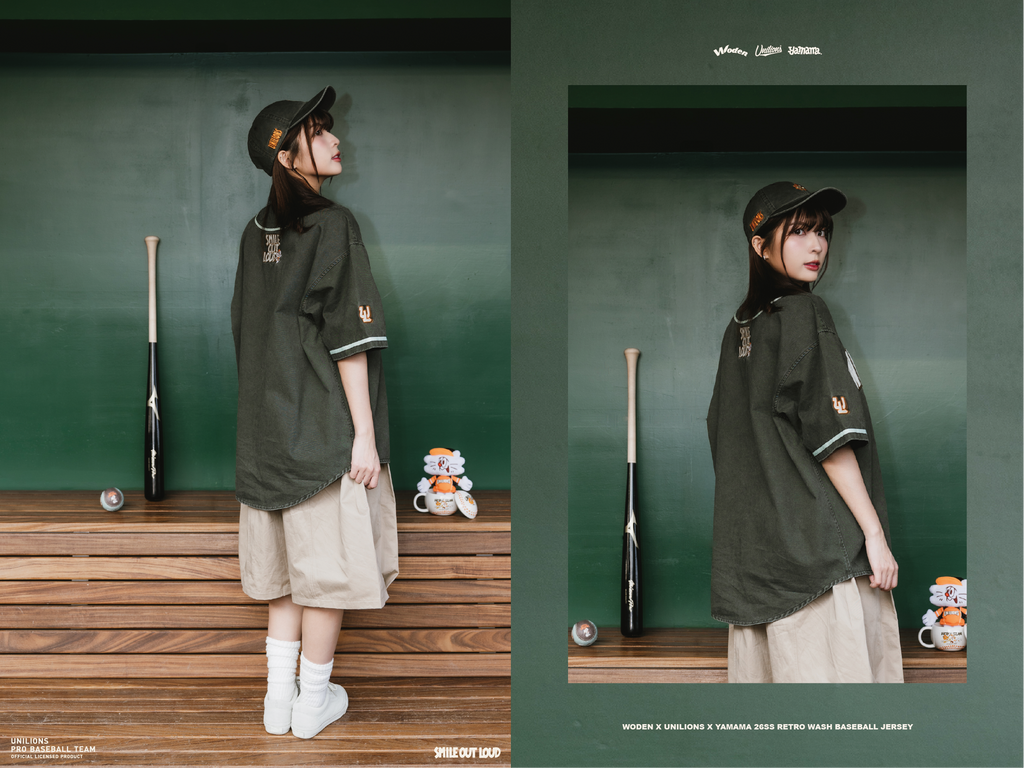 WODEN 2026 Spring & Summer 015 Unilions x Yamama Wash Baseball Jersey