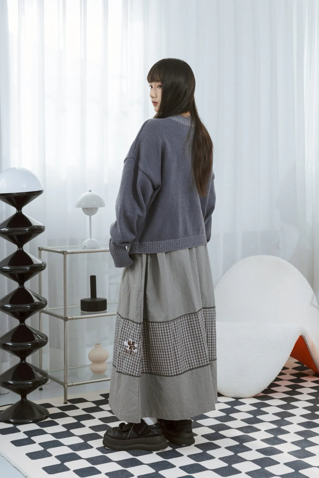 YOKO Knit Sweater with Scarf Set