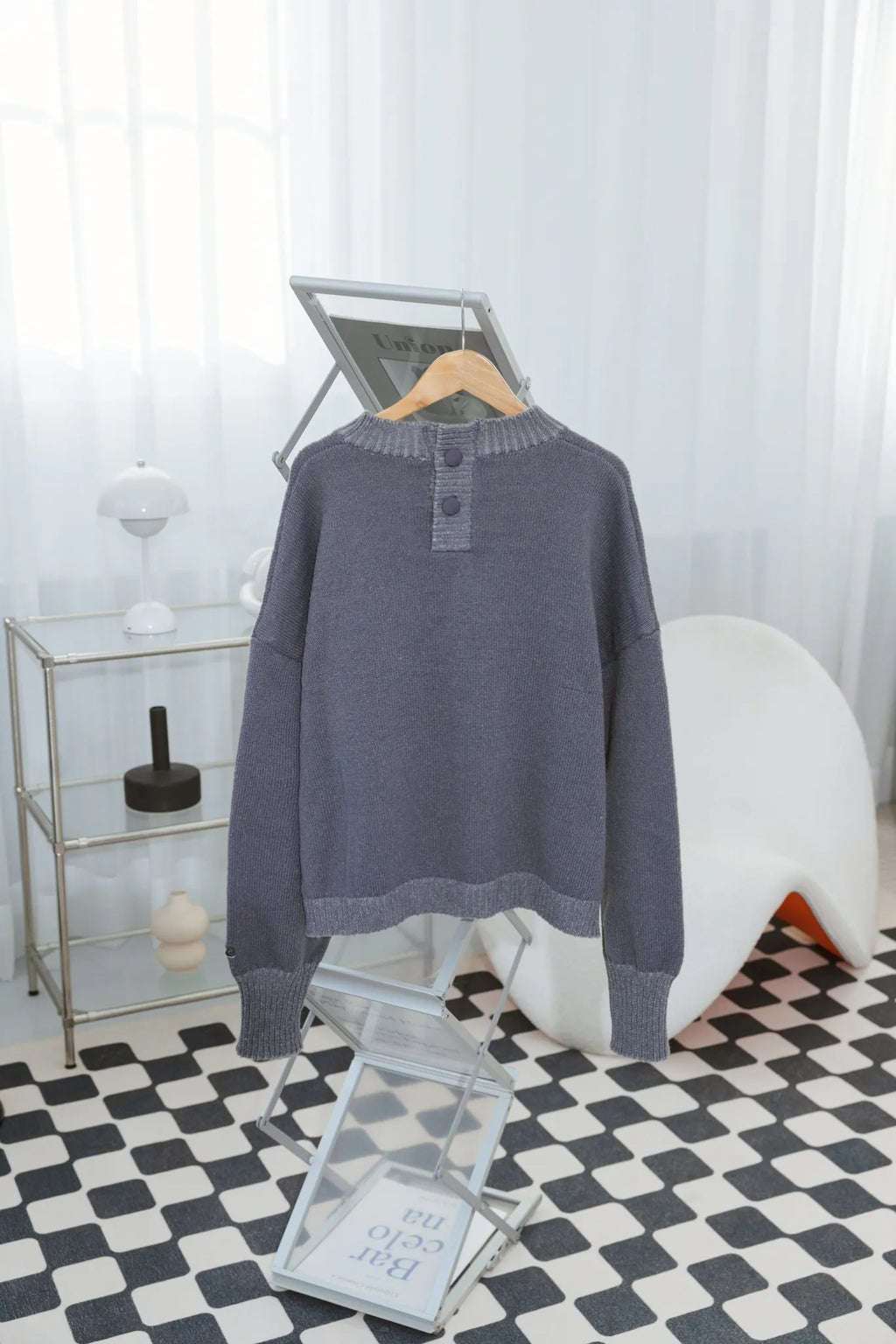 YOKO Knit Sweater with Scarf Set