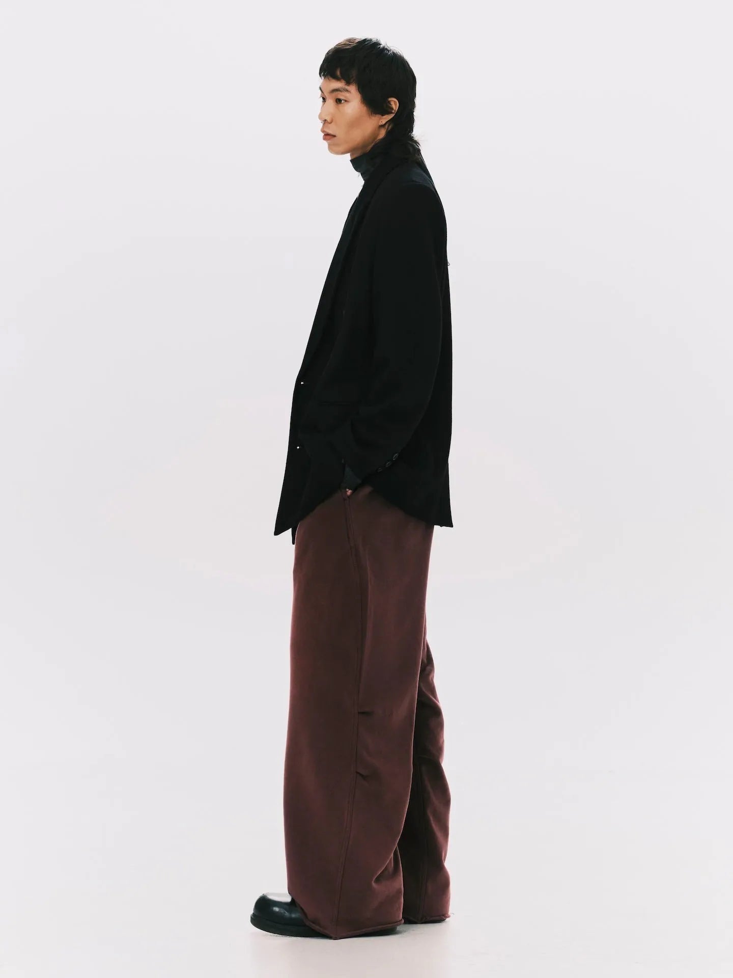 ANOWHEREMAN Double Breasted Suit Jacket