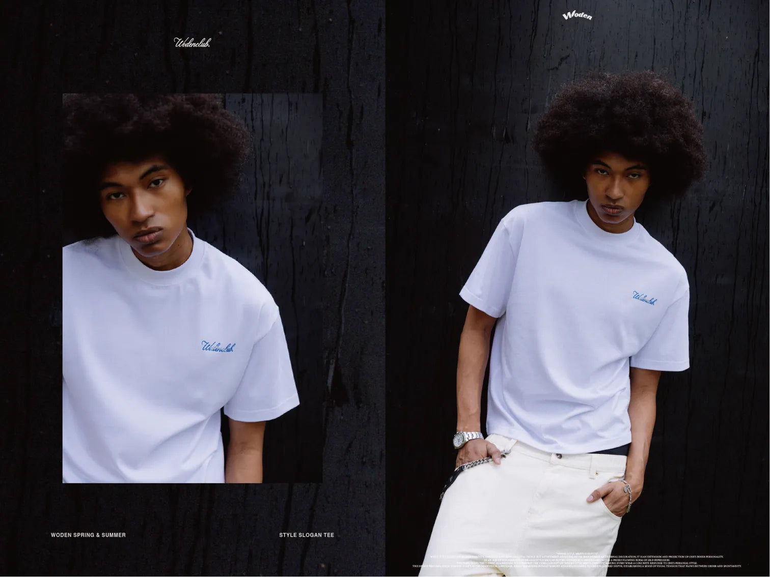 WODEN 2026 Spring & Summer 009 Style Slogan Tee