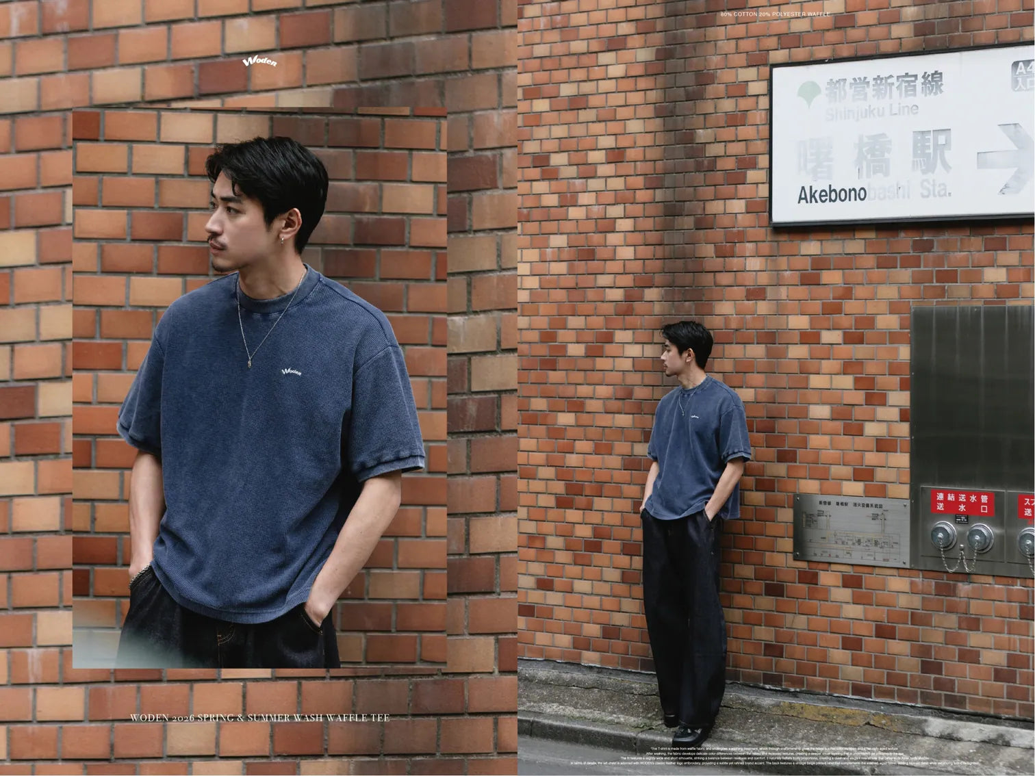 「預購限時開放!」WODEN 2026 Spring & Summer 022 Wash Waffle Tee