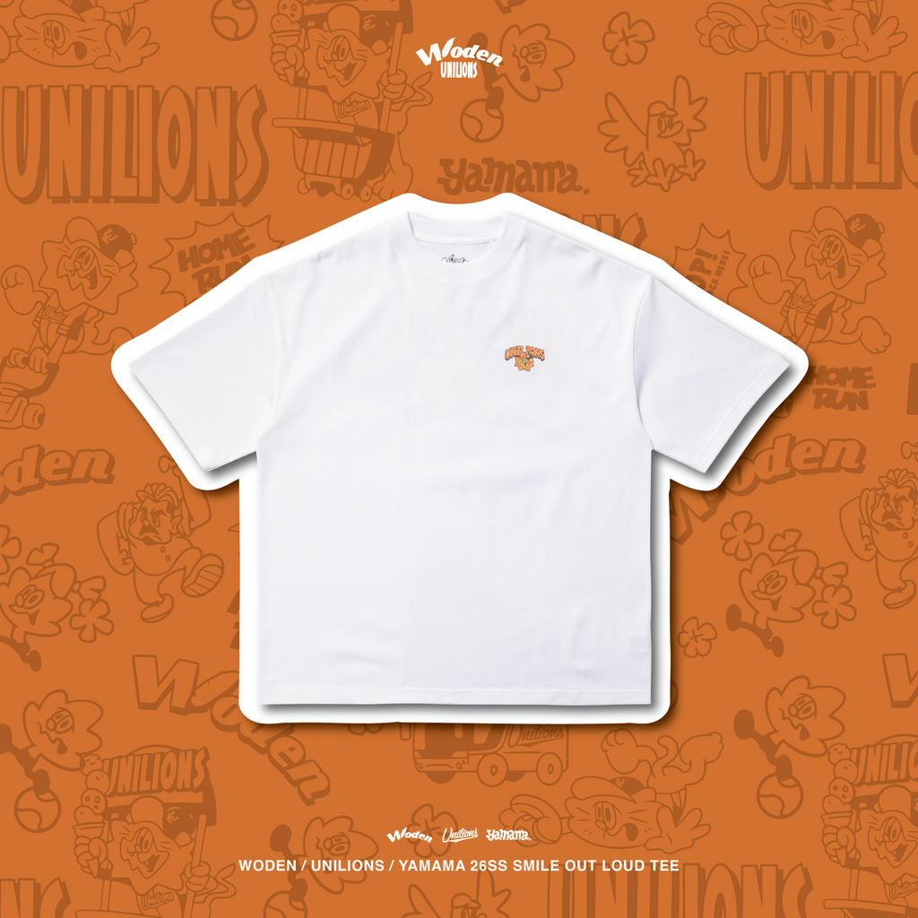 WODEN 2026 Spring & Summer 011  Unilions x Yamama Smile Out Loud Tee