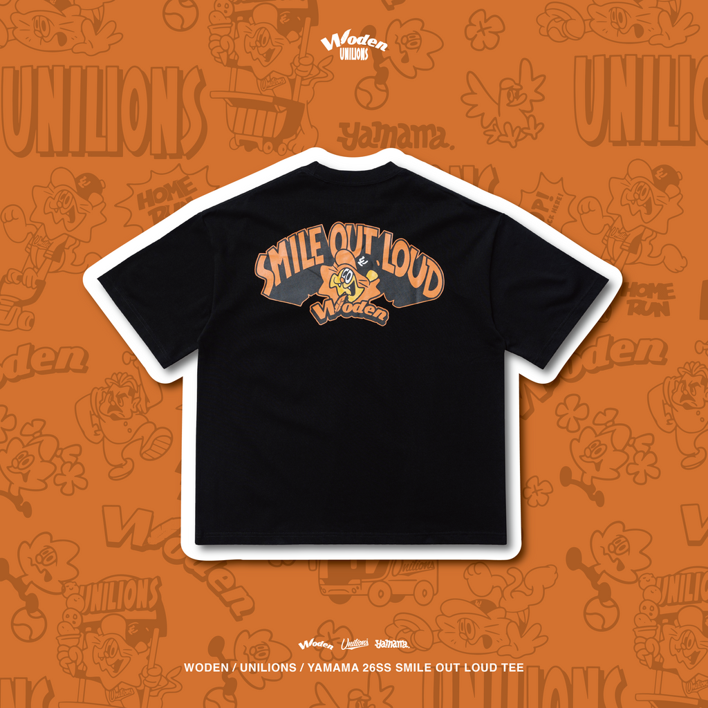 WODEN 2026 Spring & Summer 011  Unilions x Yamama Smile Out Loud Tee