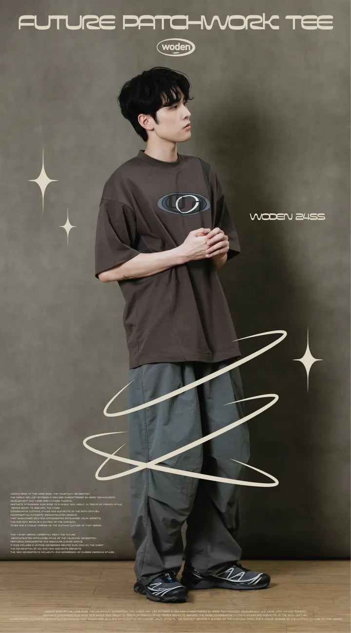 WODEN 2024 Spring & Summer 065 Future Patchwork Tee