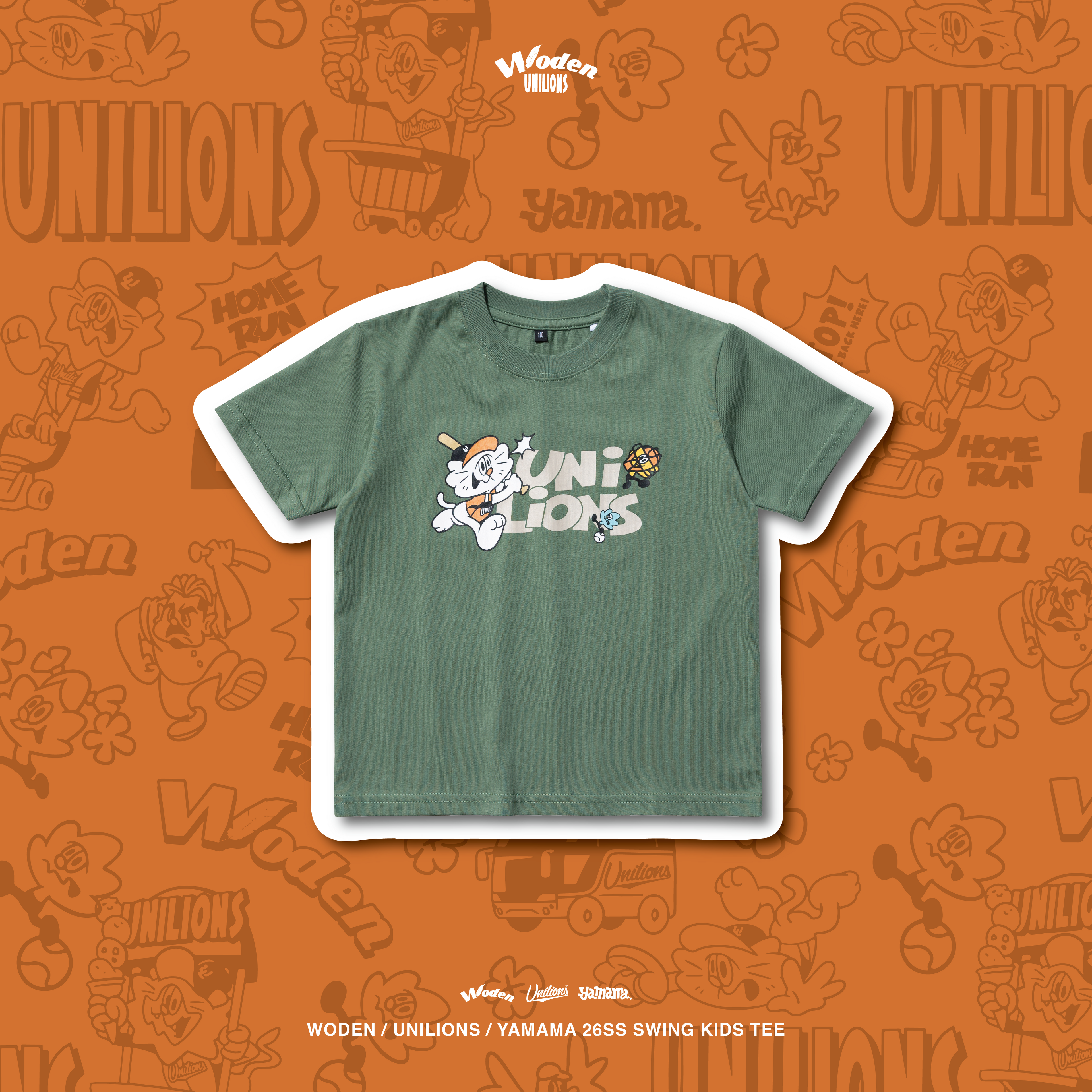 WODEN 2026 Spring & Summer 013  Unilions x Yamama Swing Kids Tee