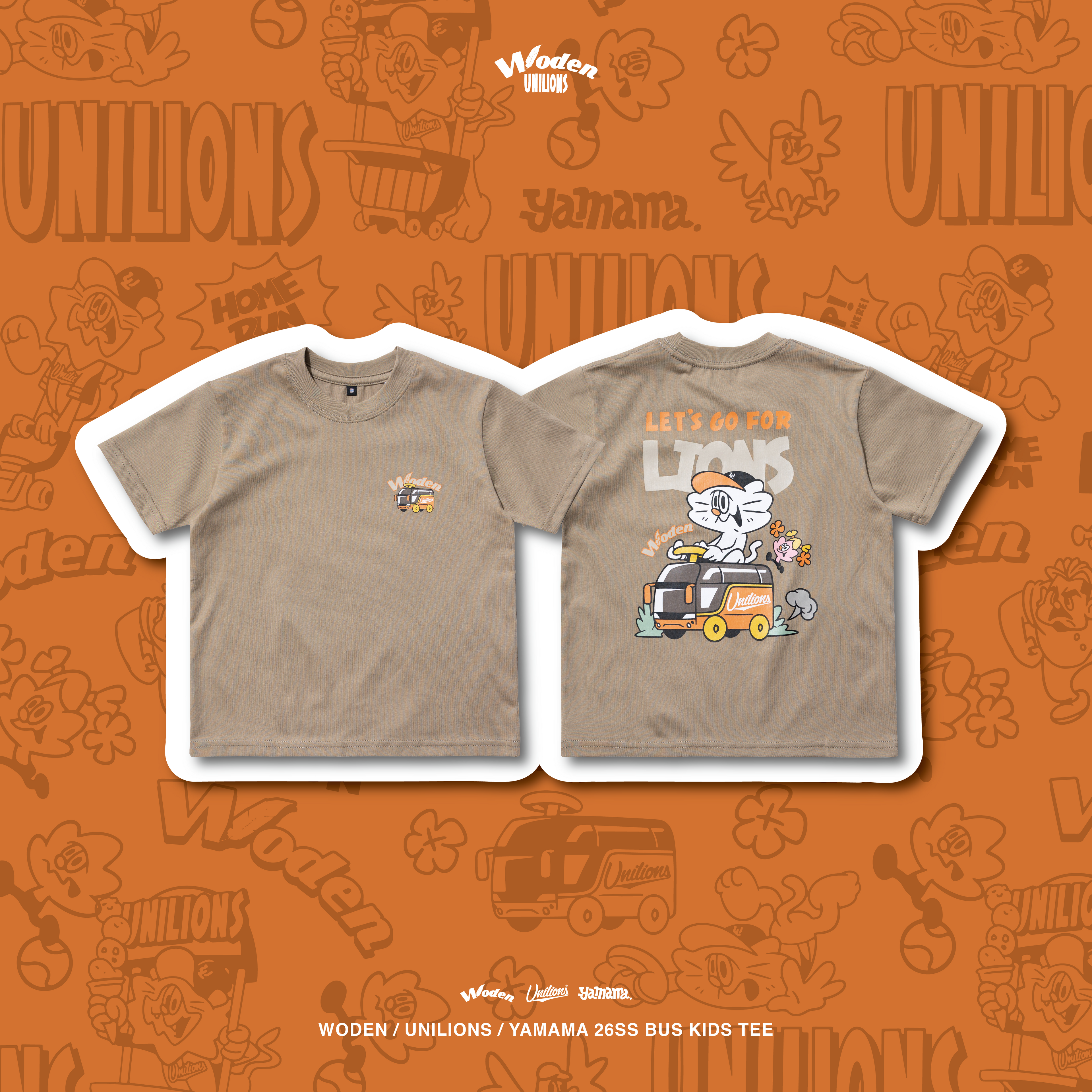 WODEN 2026 Spring & Summer 014  Unilions x Yamama Bus Kids Tee