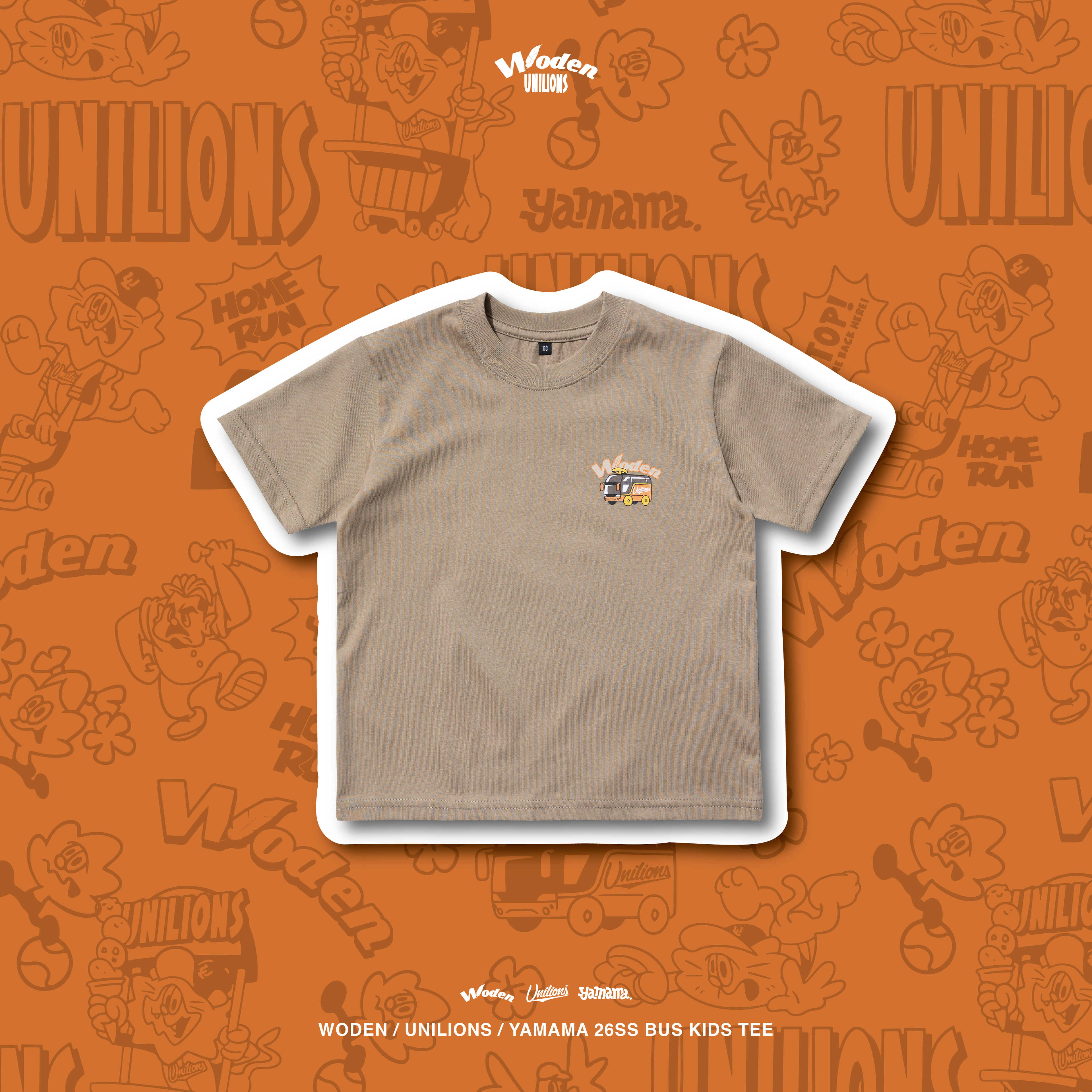 WODEN 2026 Spring & Summer 014  Unilions x Yamama Bus Kids Tee