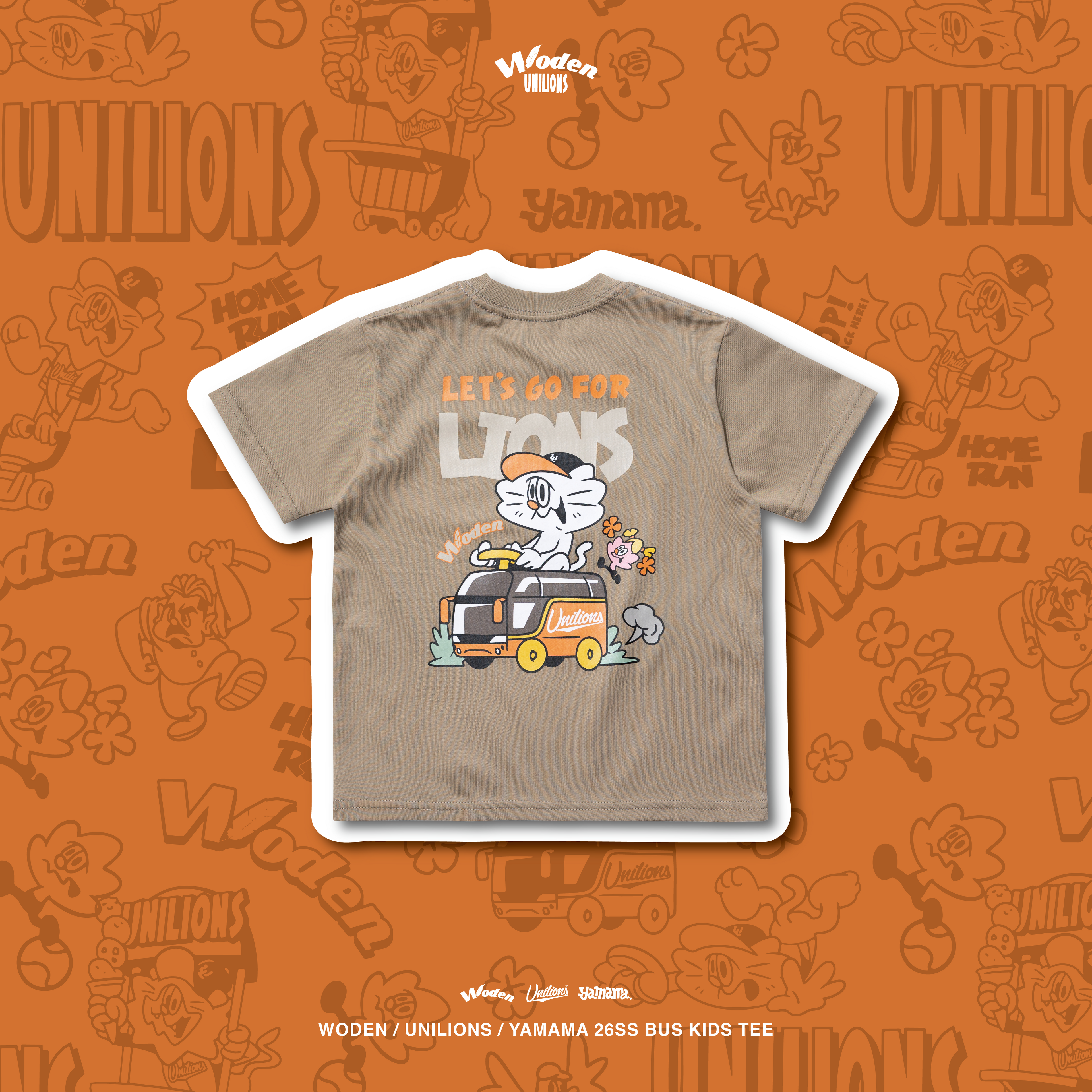 WODEN 2026 Spring & Summer 014  Unilions x Yamama Bus Kids Tee