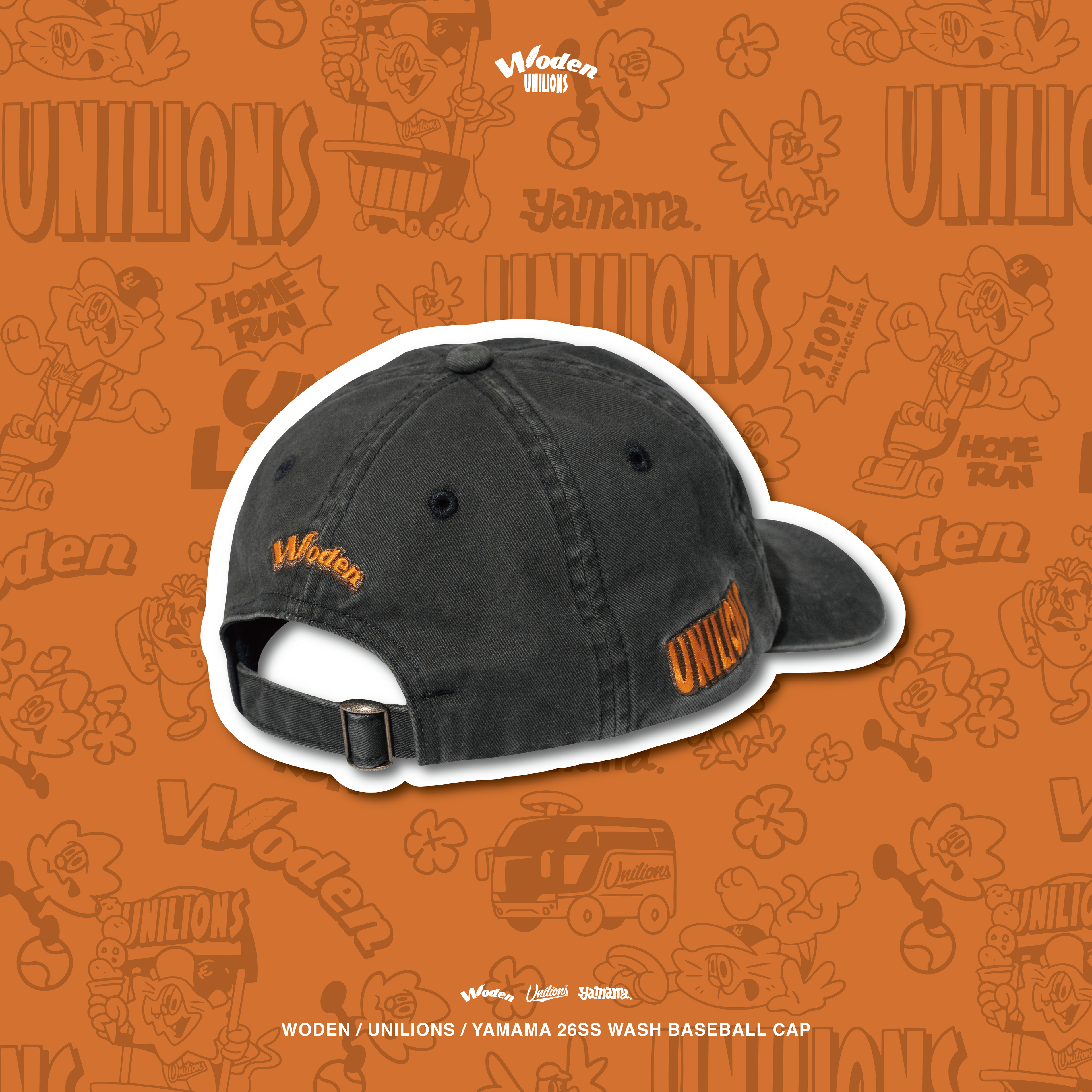 WODEN 2026 Spring & Summer 017 Unilions x Yamama Baseball Cap