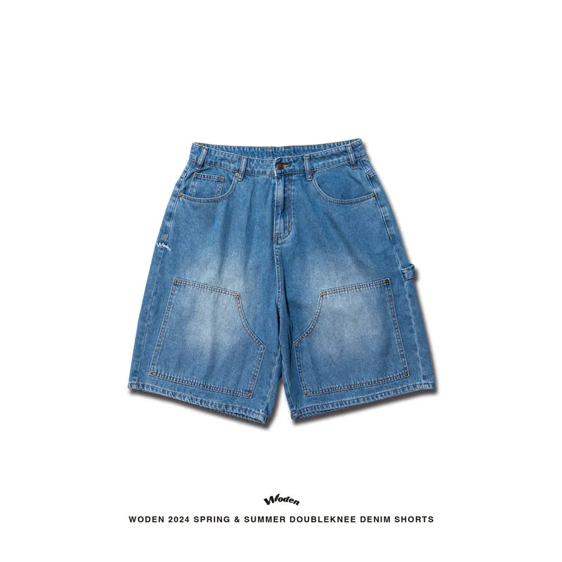 WODEN 2024 Spring & Summer 028 Doubleknee Denim Shorts
