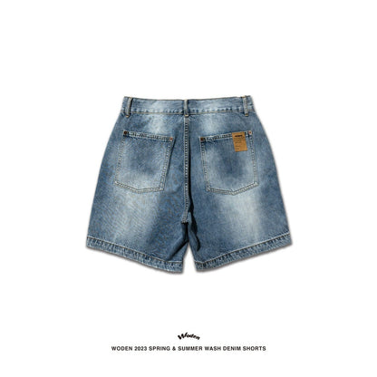 WODEN 2023 Spring & Summer 060 Wash Denim Shorts