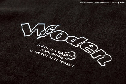WODEN 2025 Spring & Summer 025 Wash Doodle LOGO Tee