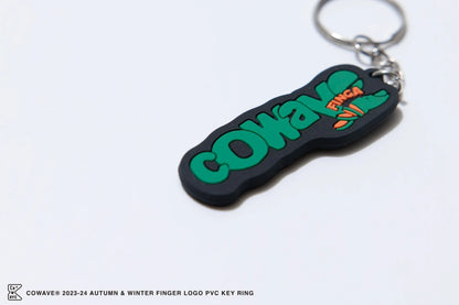 COWAVE 2023-24 Fall & Winter Finger LOGO PVC Key Ring